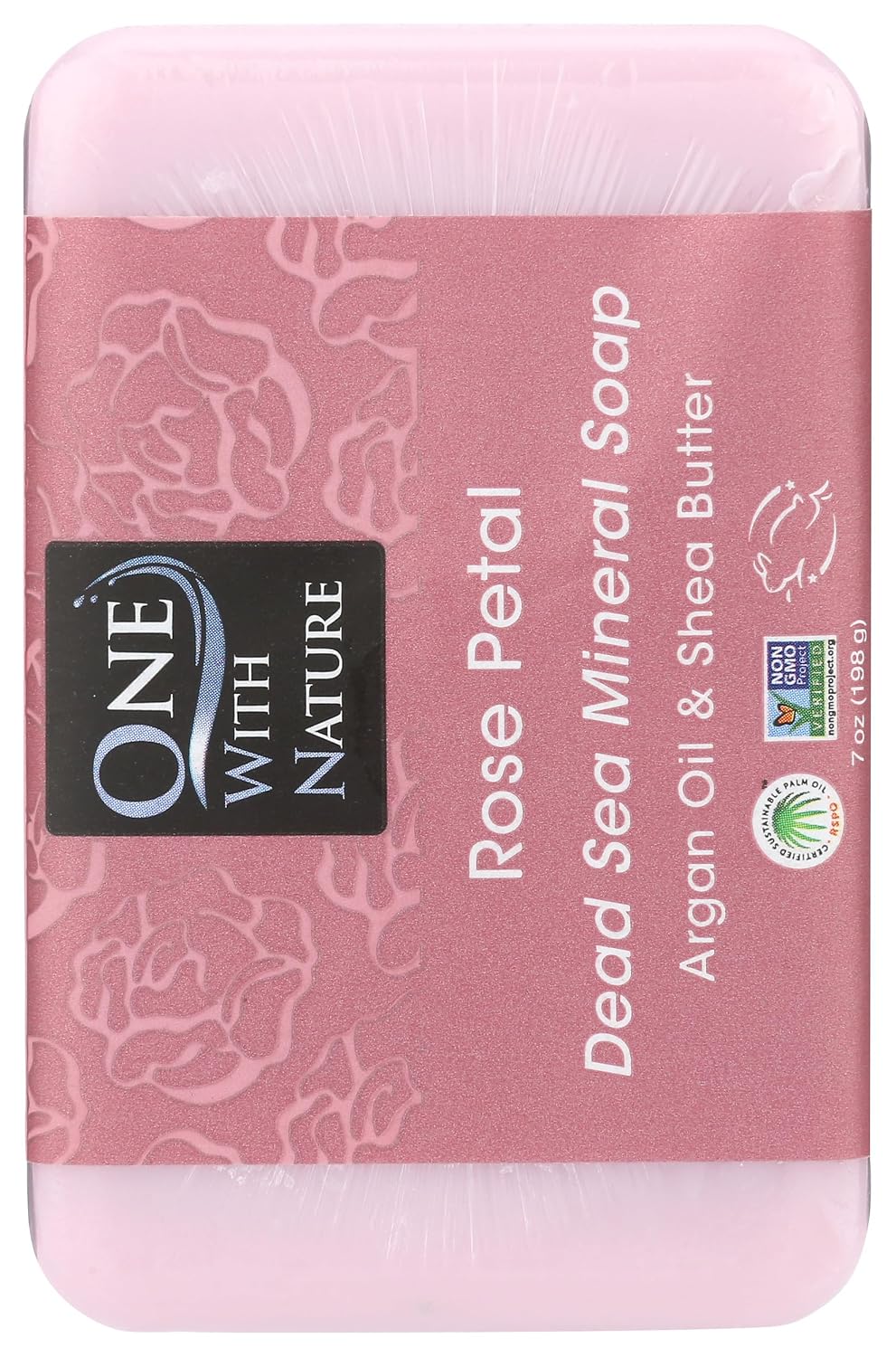 ONE WITH NATURE (Pack Of 12) One With Nature Soap Bar Rose Petal 7 Oz
