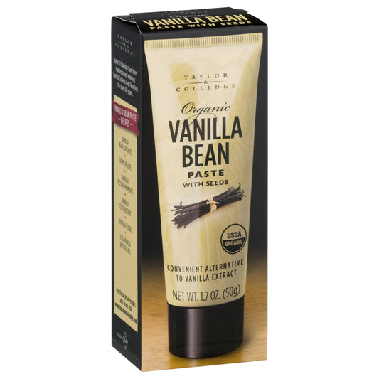 Taylor & Colledge Paste Extract Vanilla Organic 1.7 oz (Pack of 8)