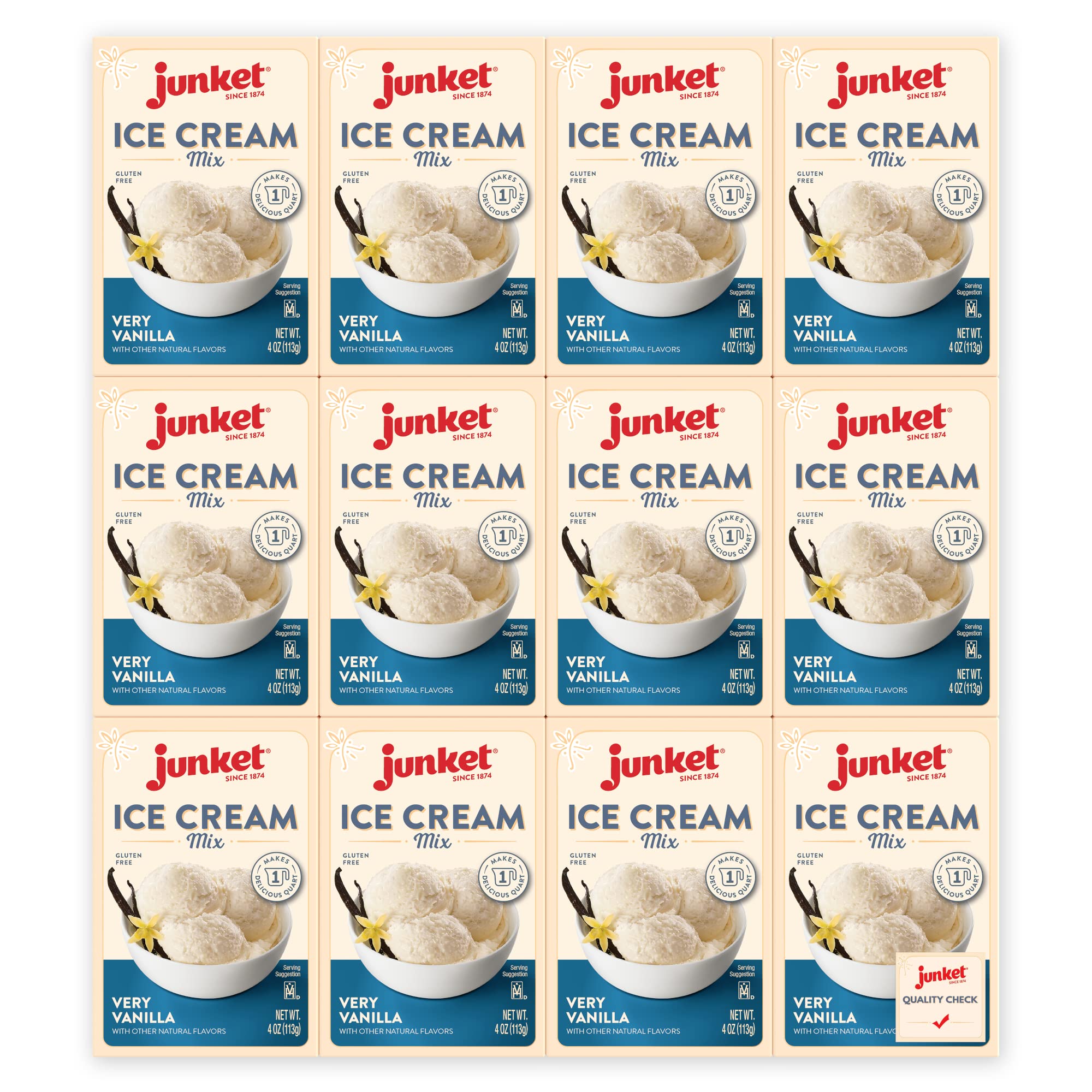 Junket Ice Cream Very Vanilla Mix