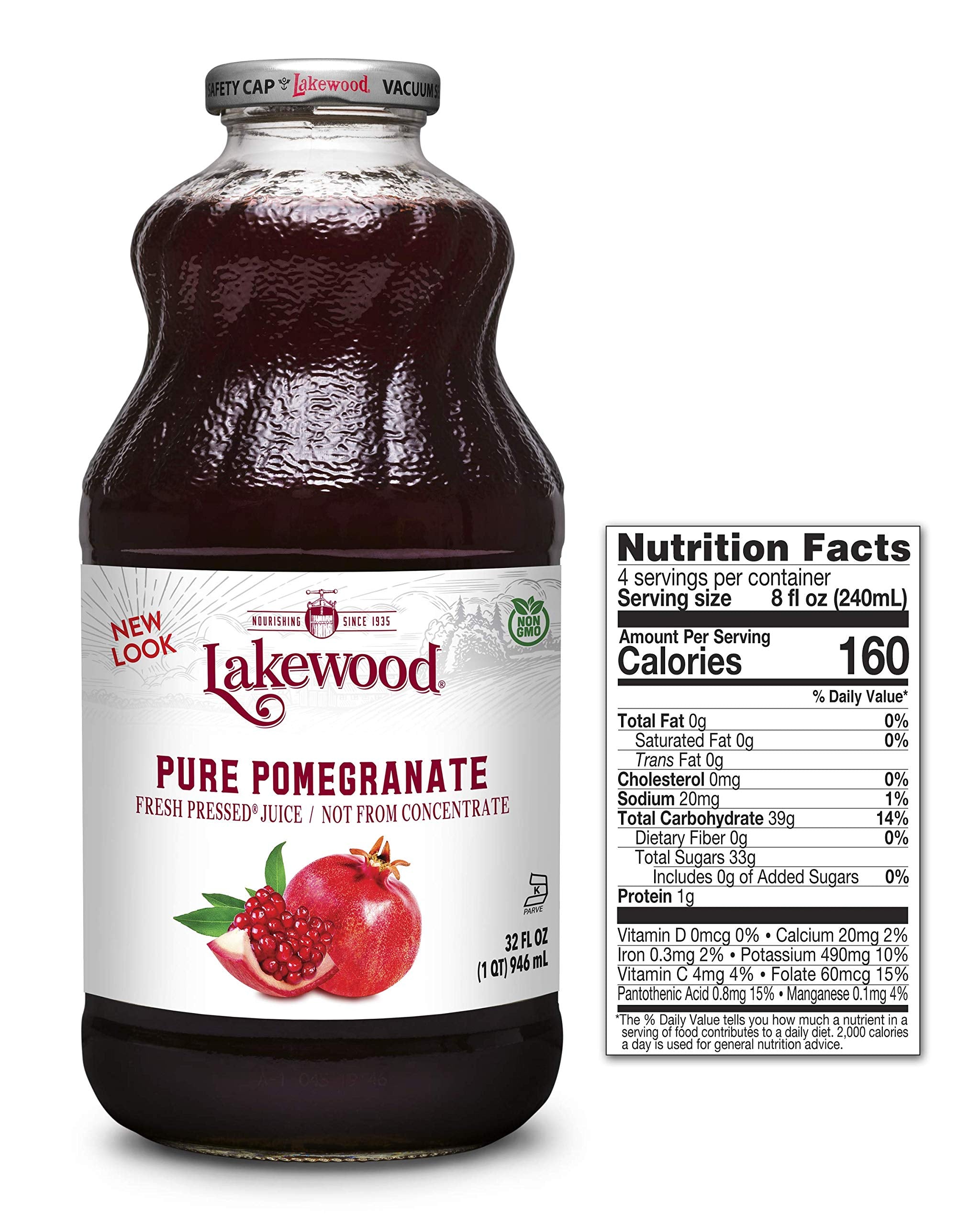 Lakewood Pomegranate Pure Fruit Juice Blend