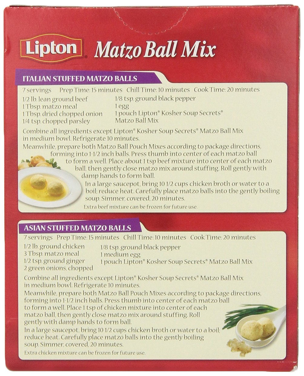 Lipton - Kosher Lipton Kosher Mix Matzo Ball Soup Seasoning