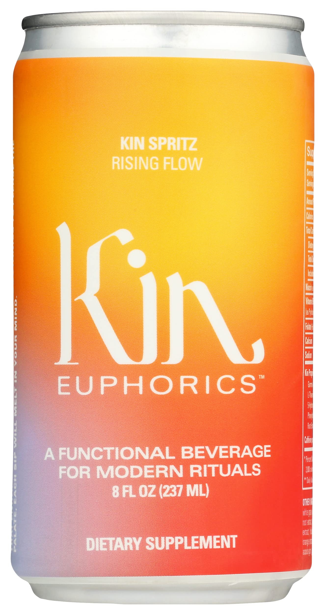 Kin Euphorics Non-Alcoholic Mocktail Spritz Energy Beverage 4 Pack C