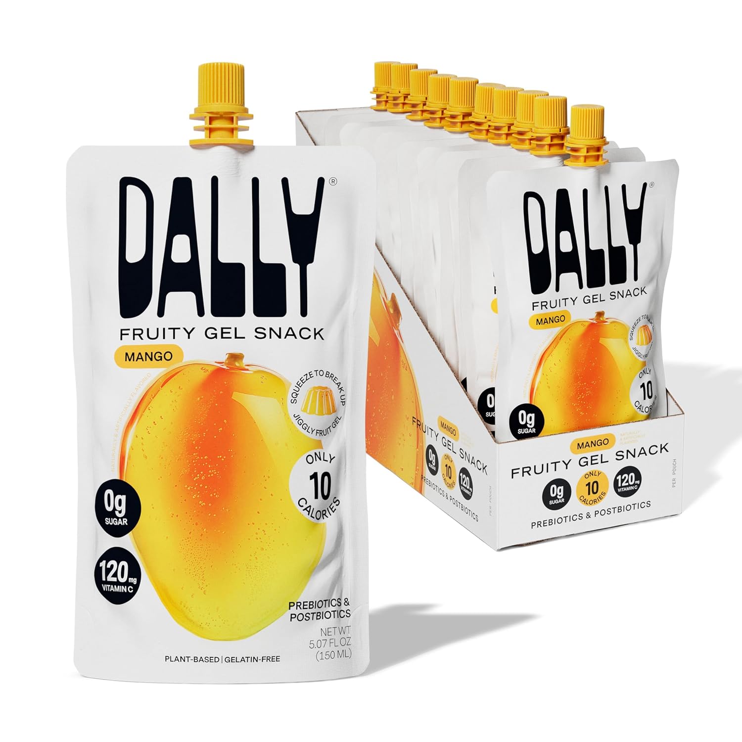 DALLY (Pack Of 30) Daily Superfood Mango Gel 5.07 Fl Oz