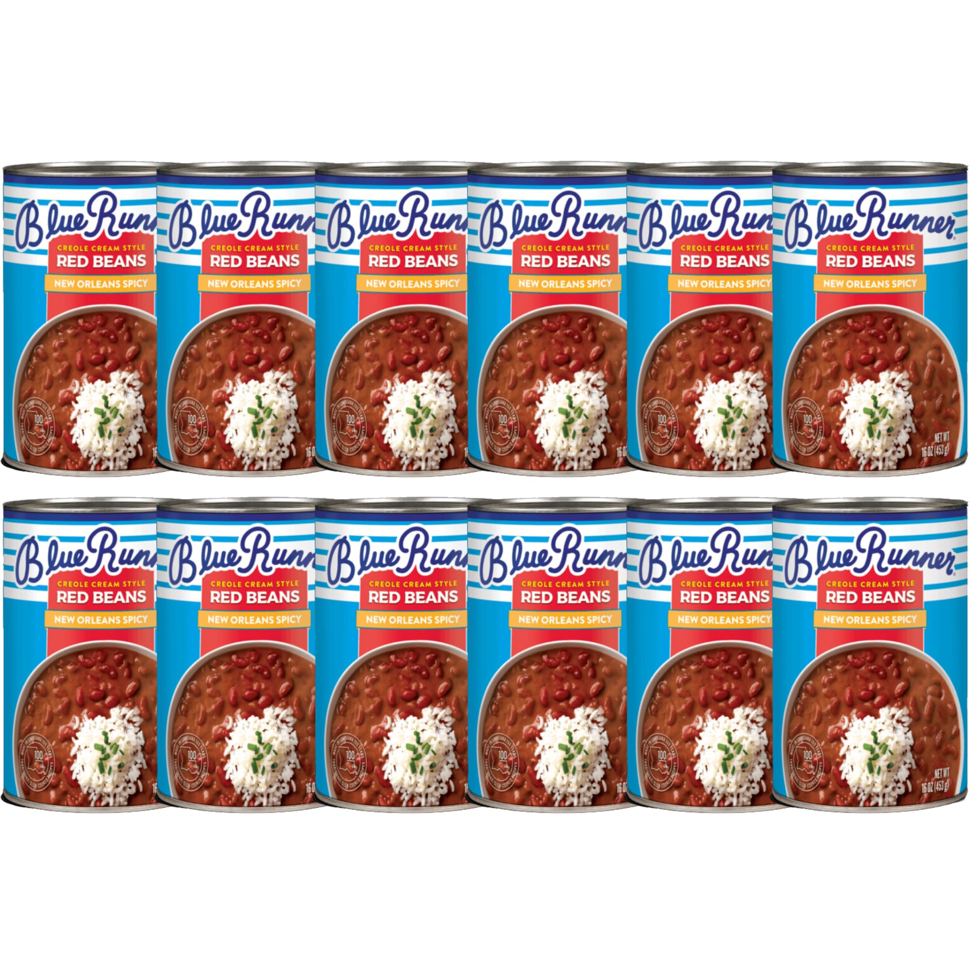 Blue Runner Bean Red New Orleans Spicy