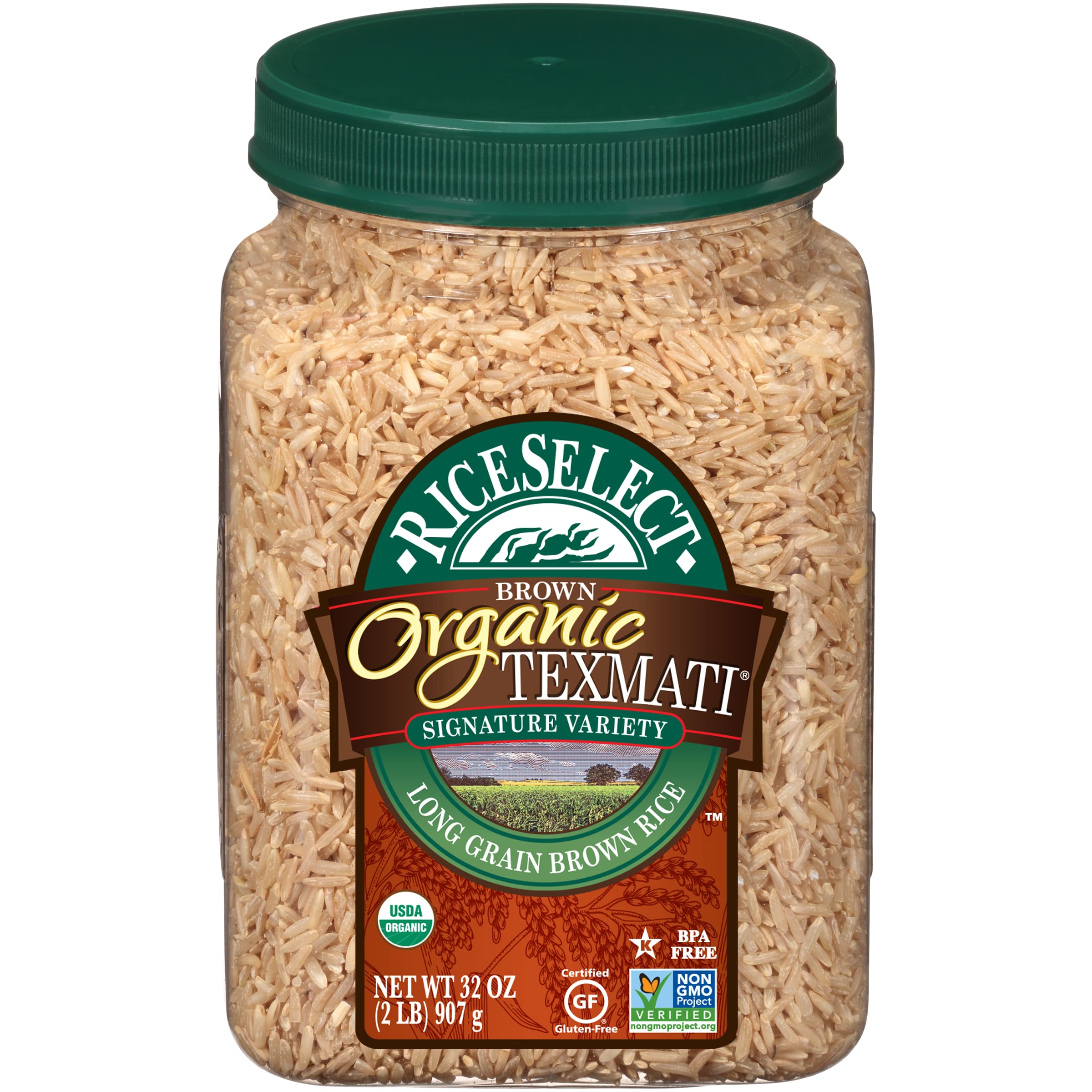 Riceselect Organic Brown Rice Jar