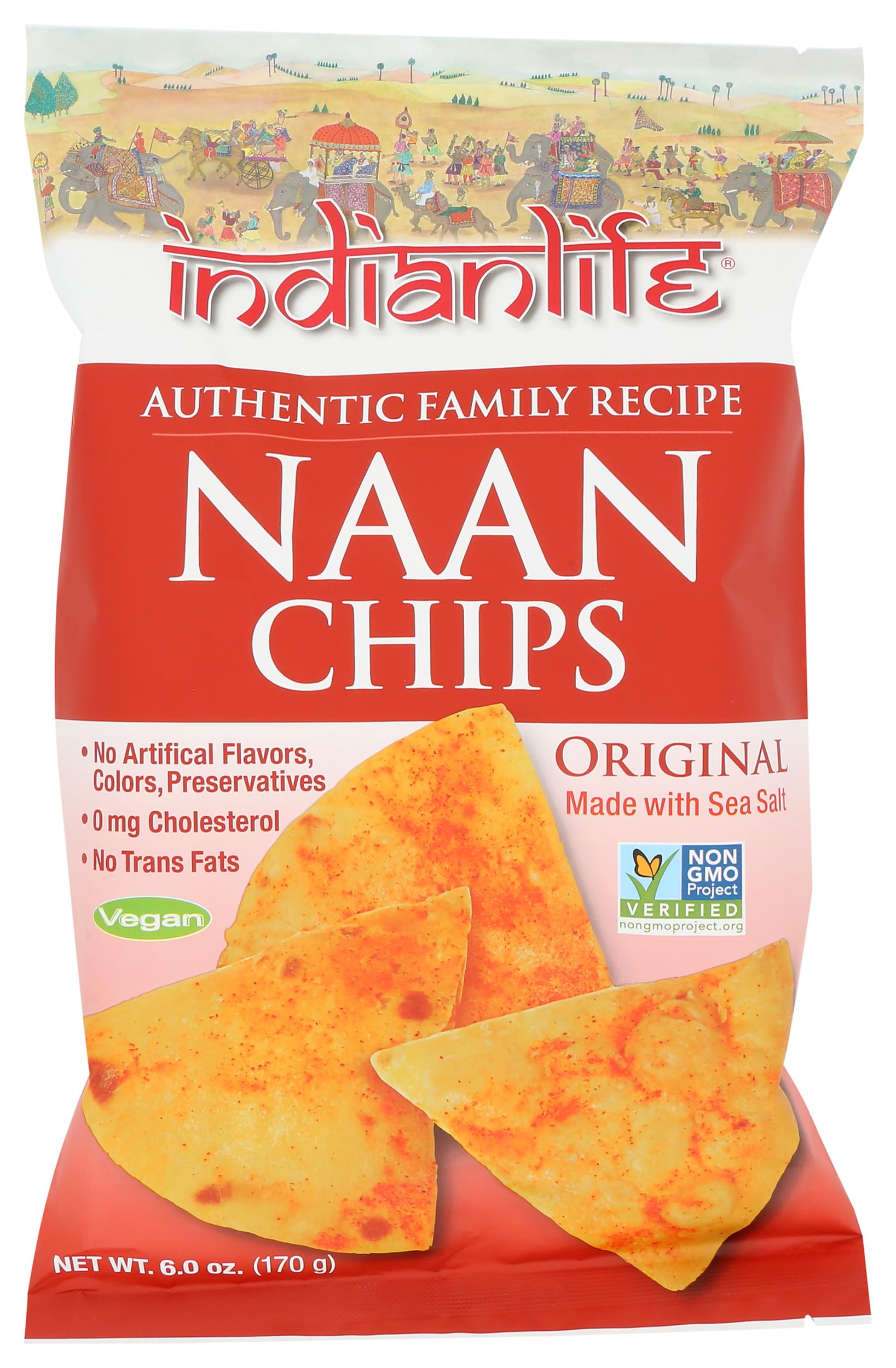 Indianlife Chips Naan Indian Spiced Chips Snack