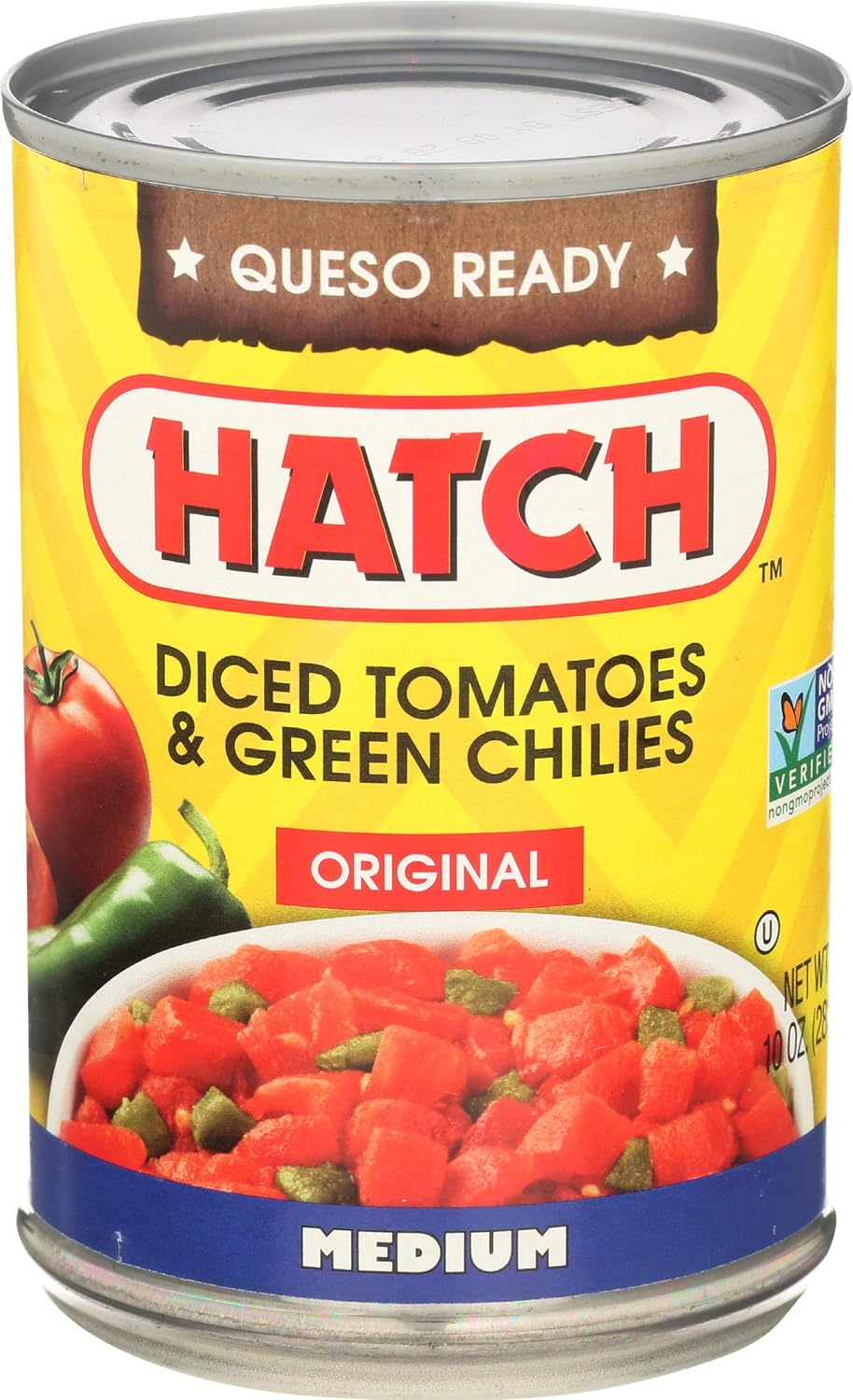HATCH (Pack of 36) Hatch Green Chilies Diced Tomatoes 10 Oz