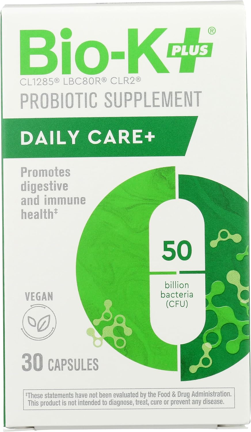 Bio K Bio-K Probiotic Daily 50 Billion CFU Vegetarian Capsules