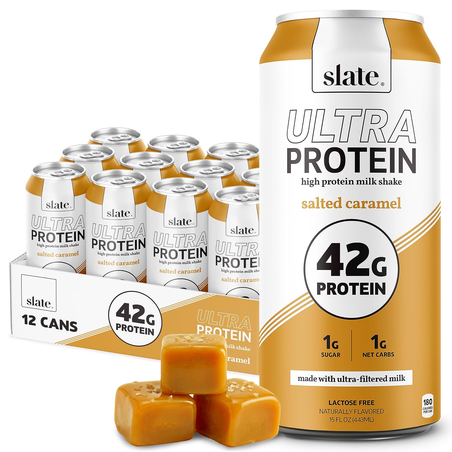 Slate Ultra Protein Caramel Ready To Drink