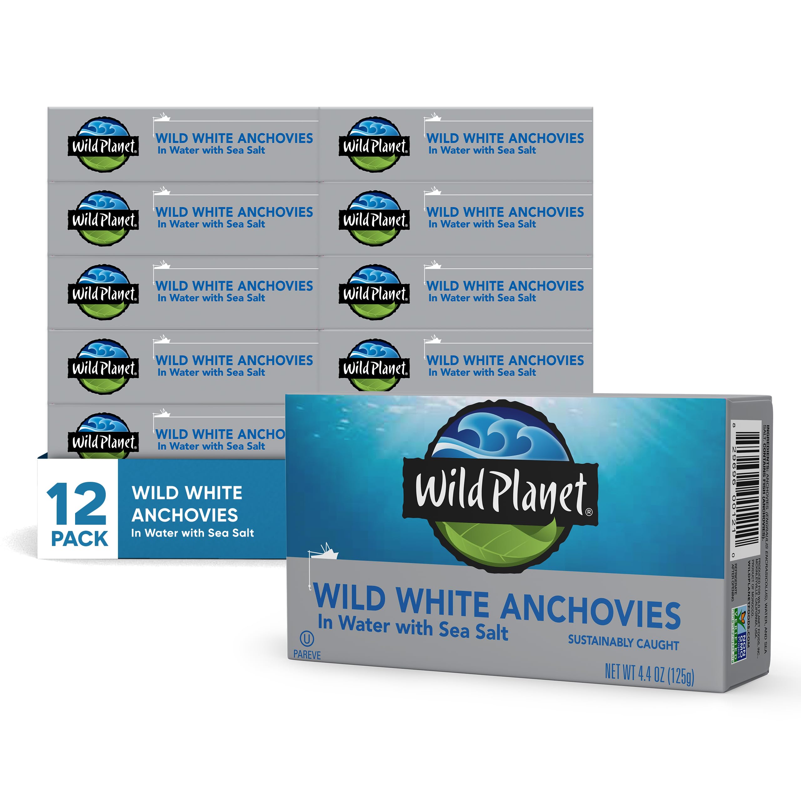 Wild Planet Anchovy White in Water Natural Seafood
