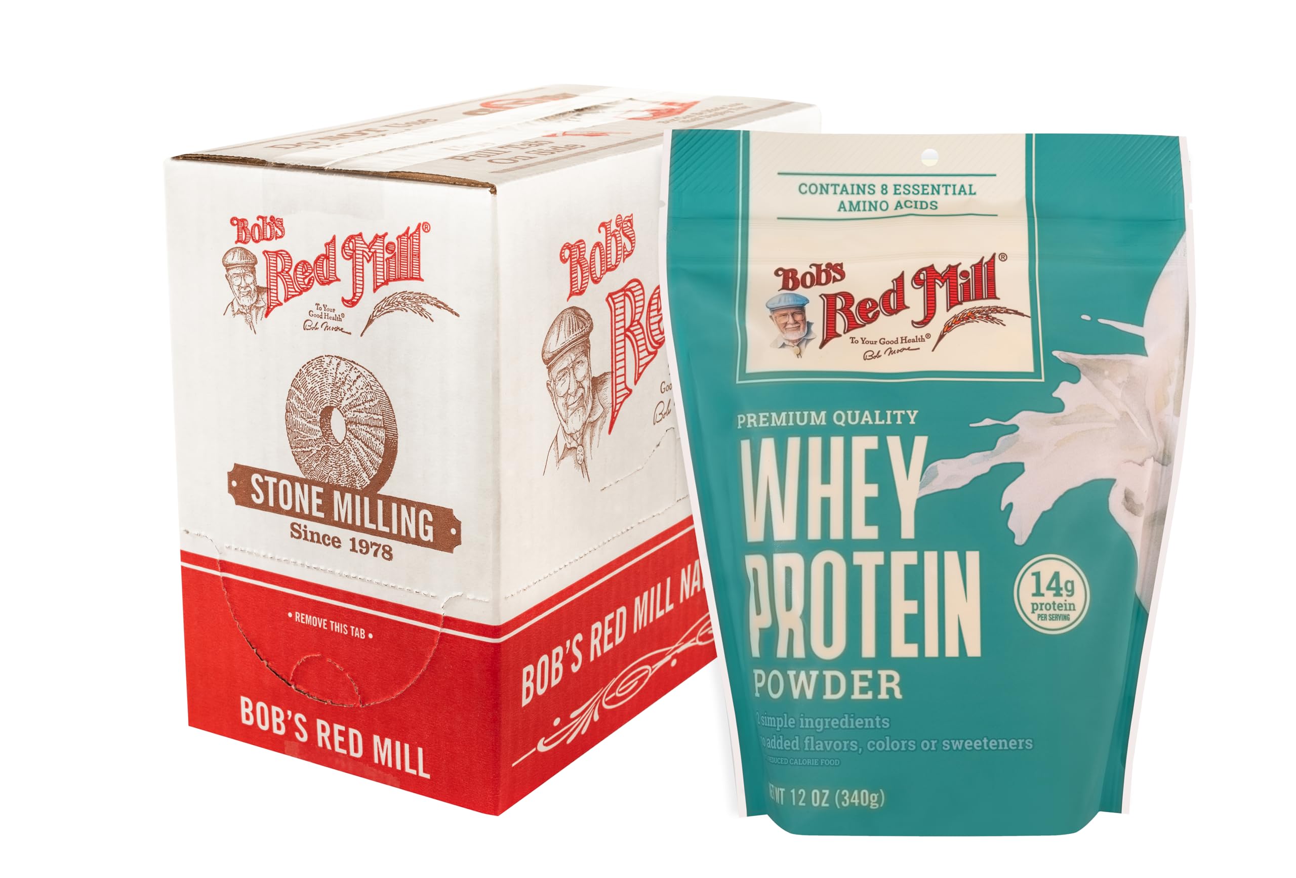 Bob's Red Mill Whey Protein Concentrate, 12oz - Keto Friendly, Kosher