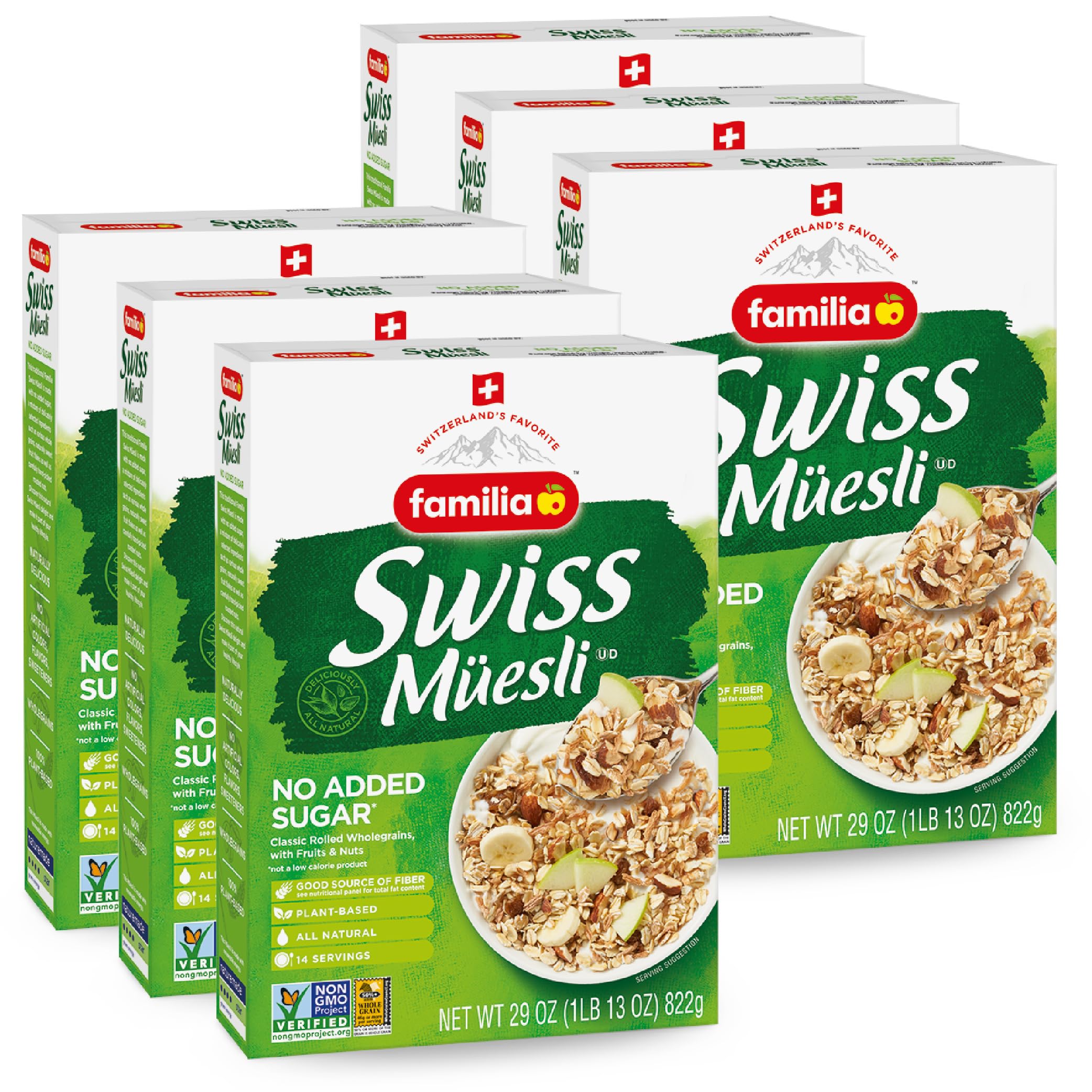 Familia Cereal Muesli No Sugar Added Granola & Muesli