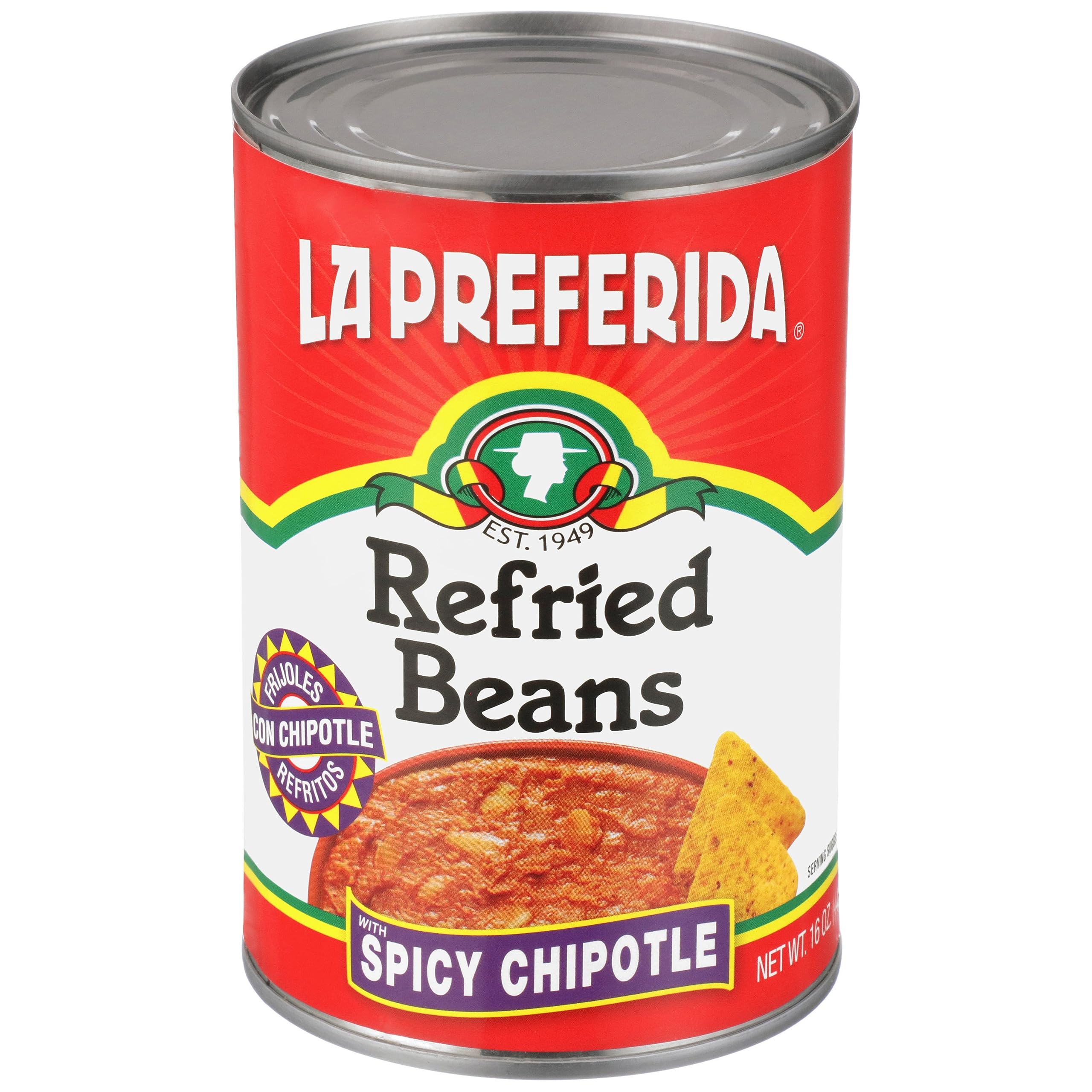 La Preferida Bean Refried Chipotle Chili Beans