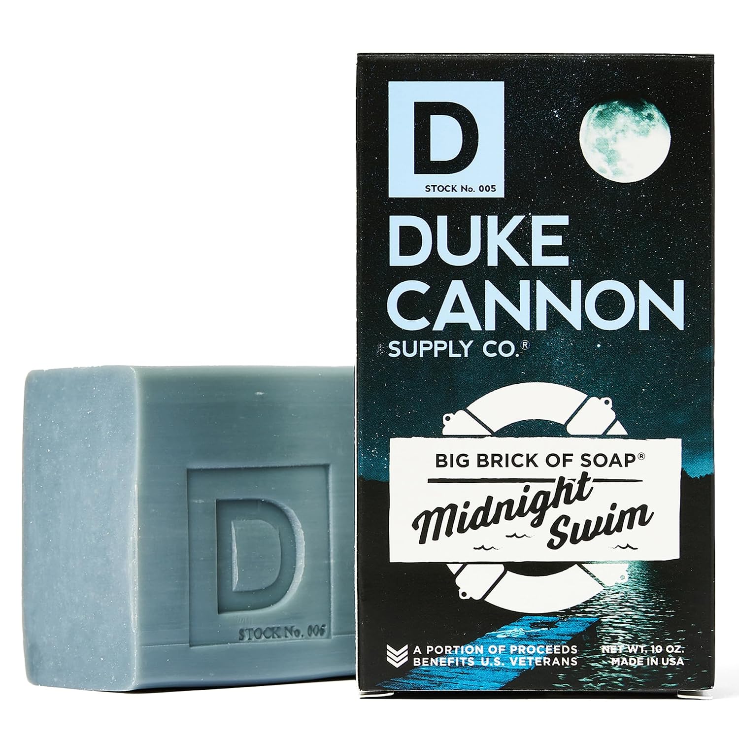 DUKE CANNON (Pack of 8) Duke Cannon Midnight Swim Bar Soap 10 Oz