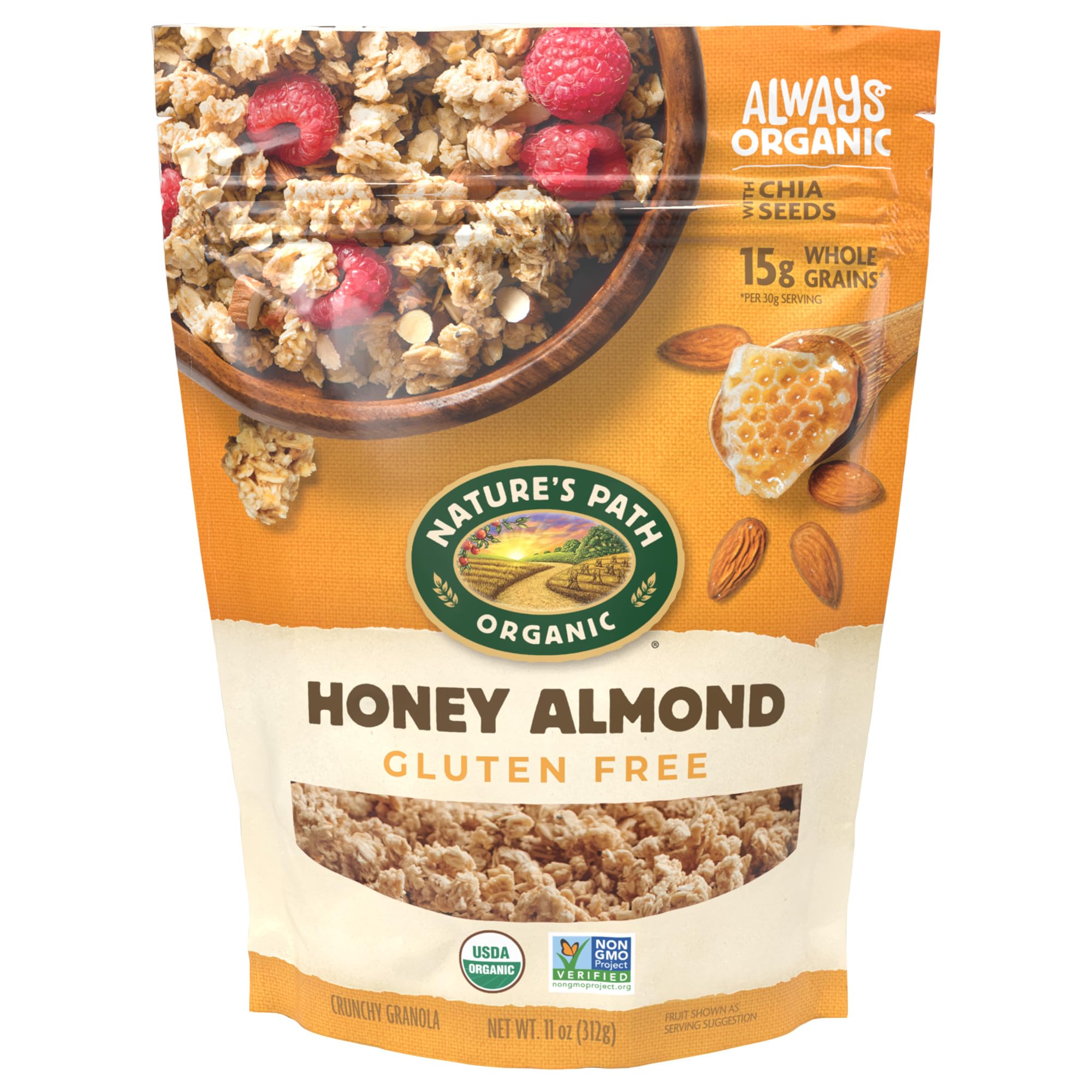 Nature's Path Organic Honey Almond Granola Cereal