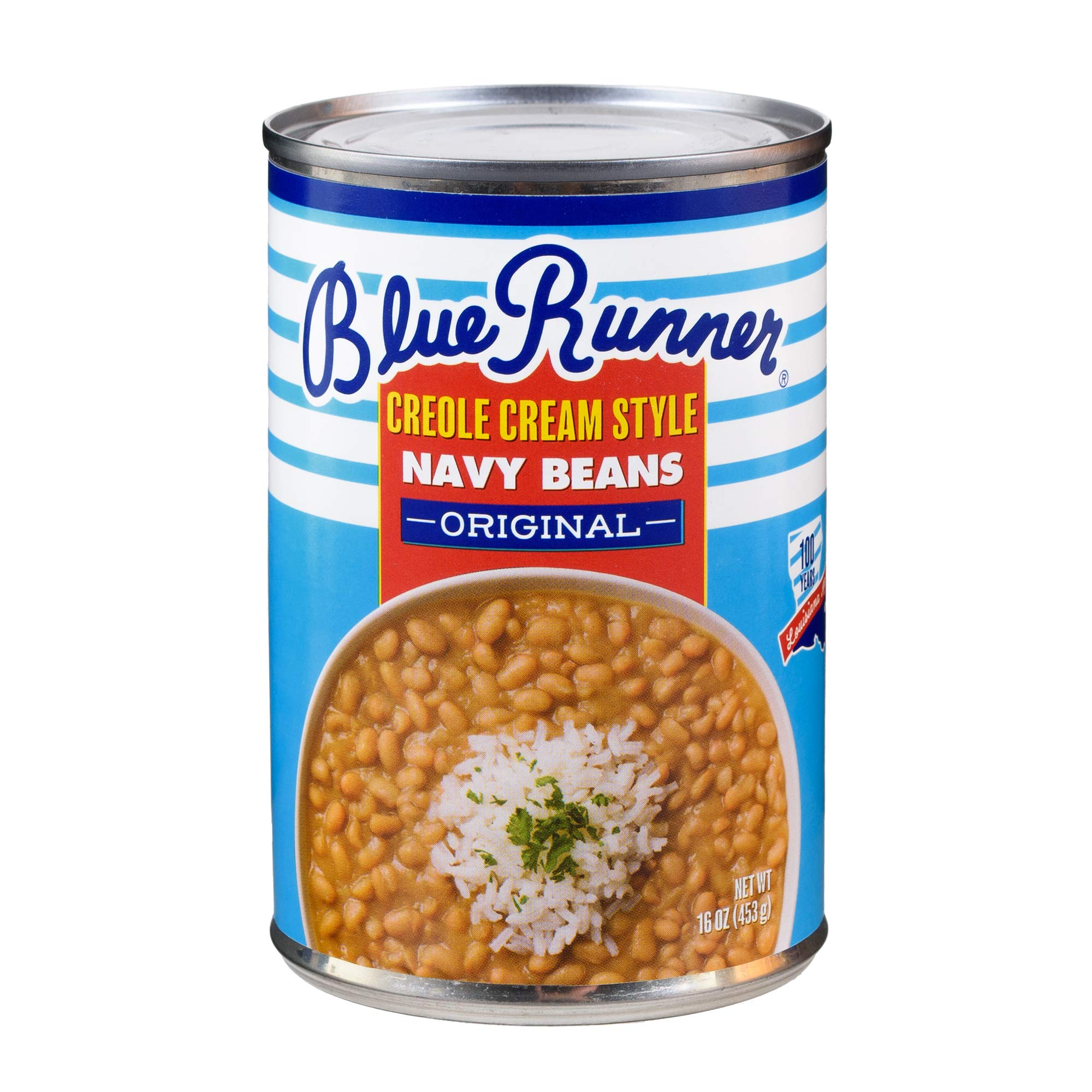 Blue Runner Bean Navy Cream Style Canned Beans