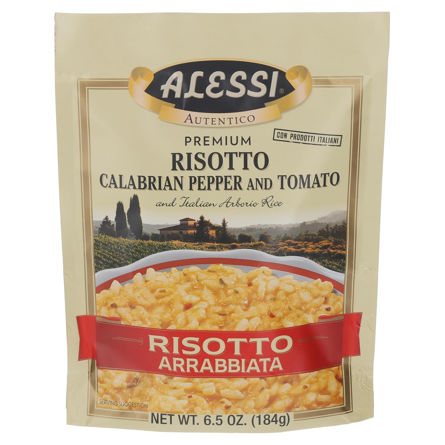 ALESSI (Pack of 18) Alessi Risotto Arrabbiata Grain & Rice Entree Prepared 6.5 Oz