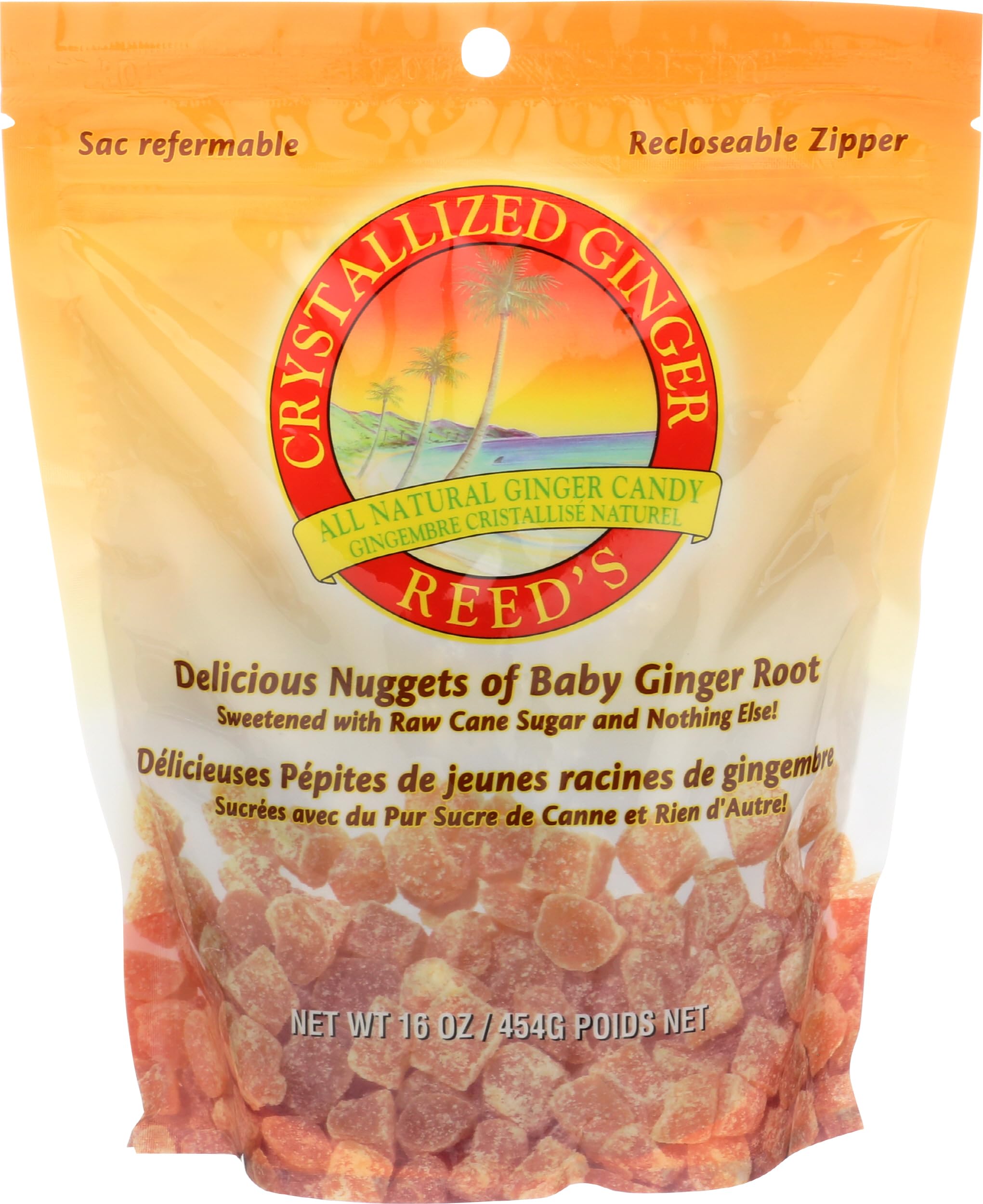 Reed's Candy Ginger Crystallized Chewy Candy