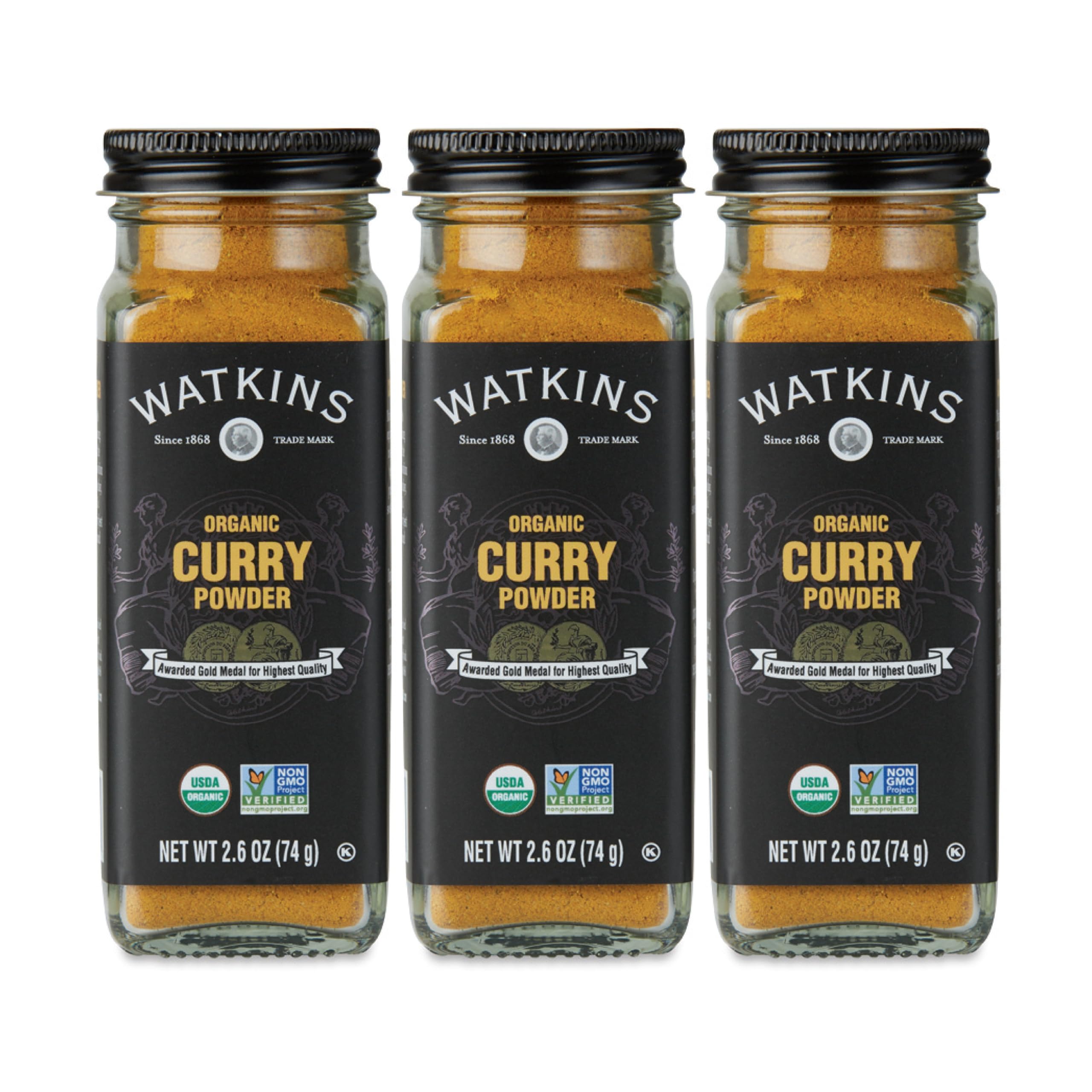 WATKINS (Pack of 12) Watkins Organic Powder Curry Spice Single Seasoning 2.6 Oz