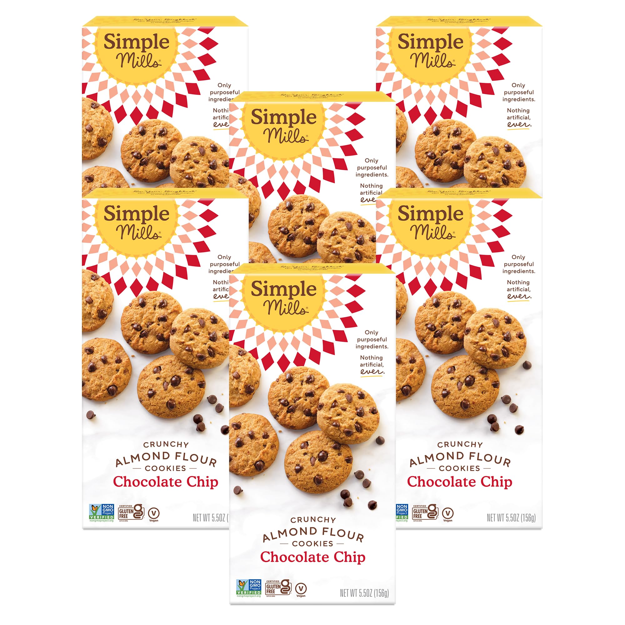 Simple Mills Crunchy Chocolate Chip Cookies