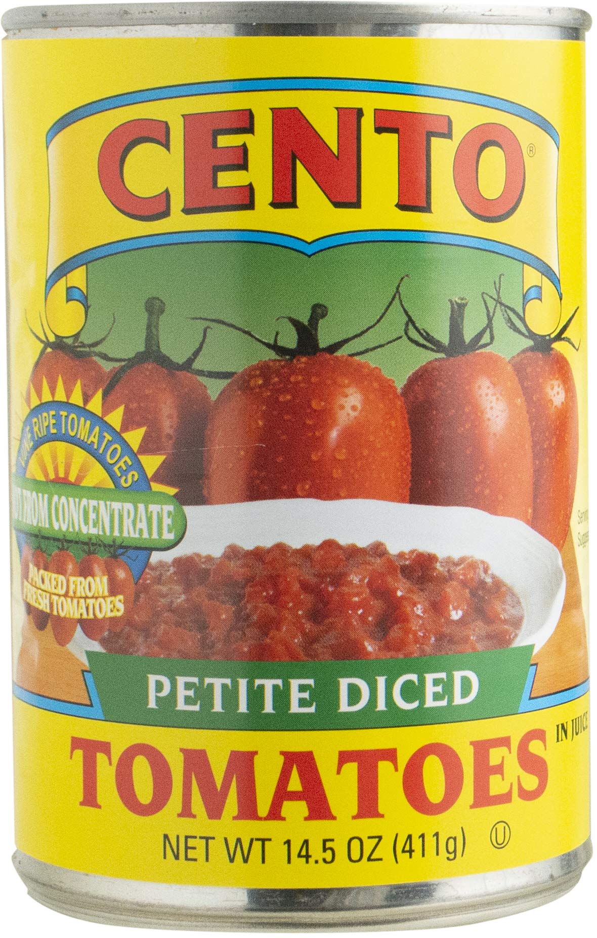 Cento Petite Diced Tomatoes, Cans
