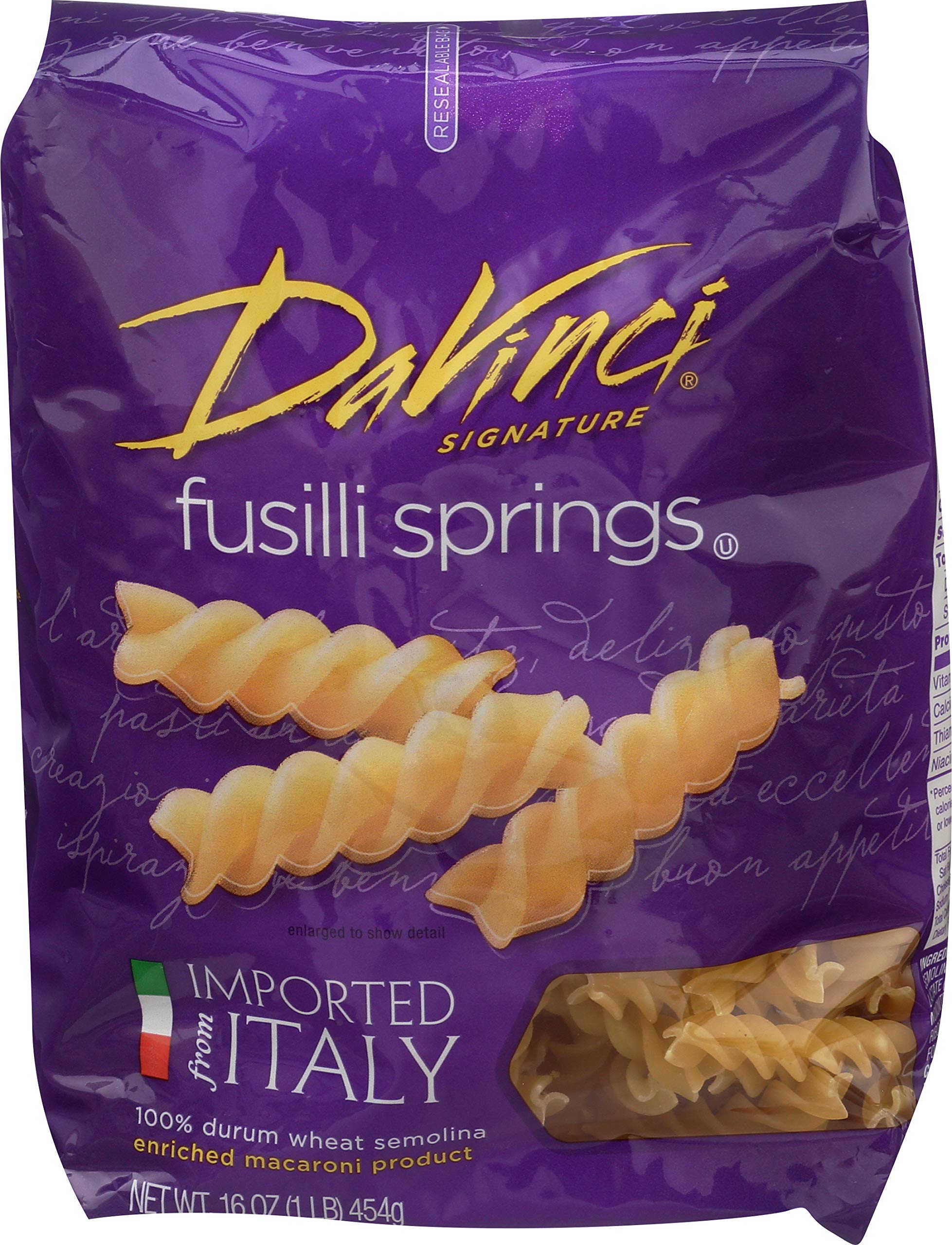 Davinci Pasta Fusilli-Springs
