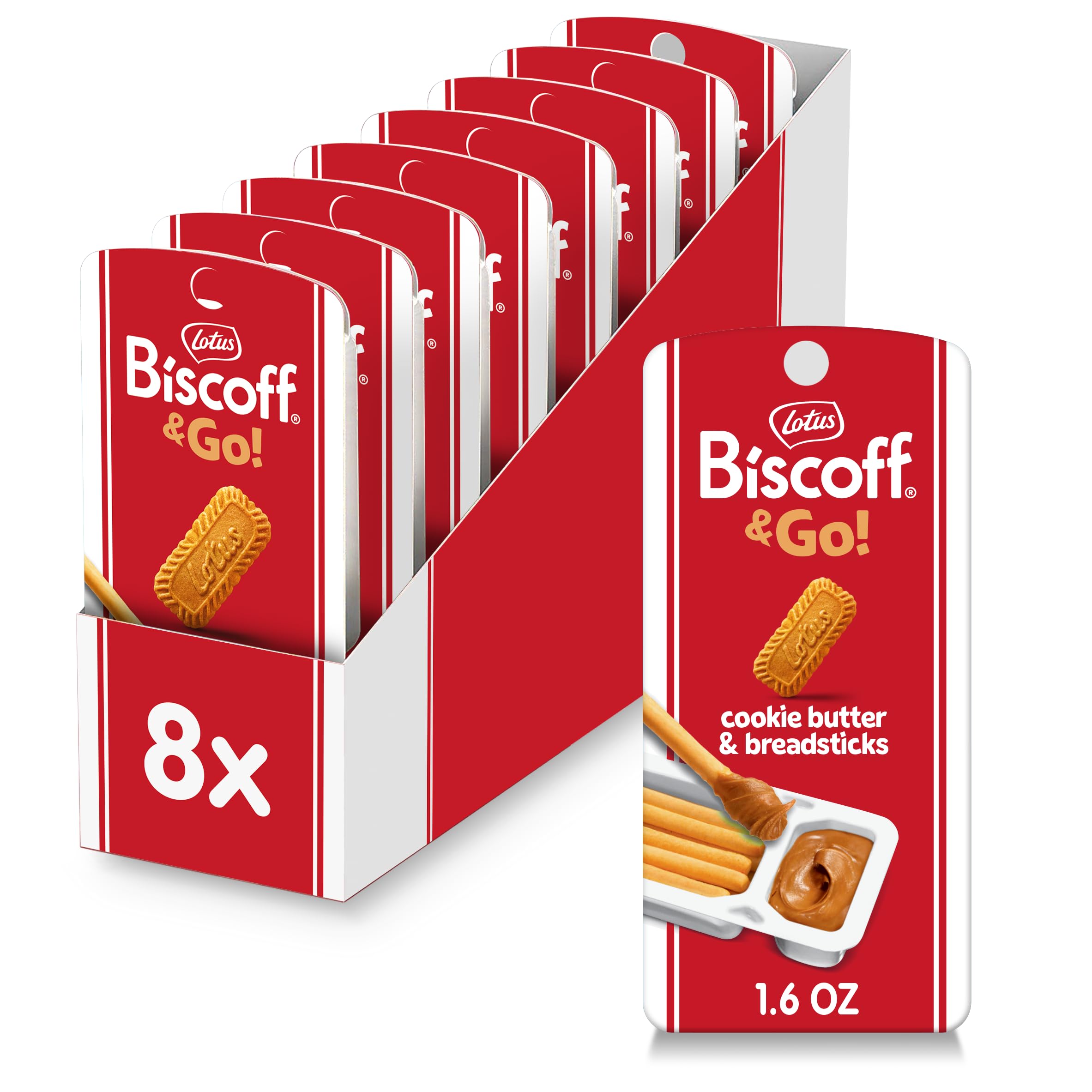 BISCOFF (Pack of 32) Biscoff Cookie Butter Spread Biscoff N Go 1.6 Oz