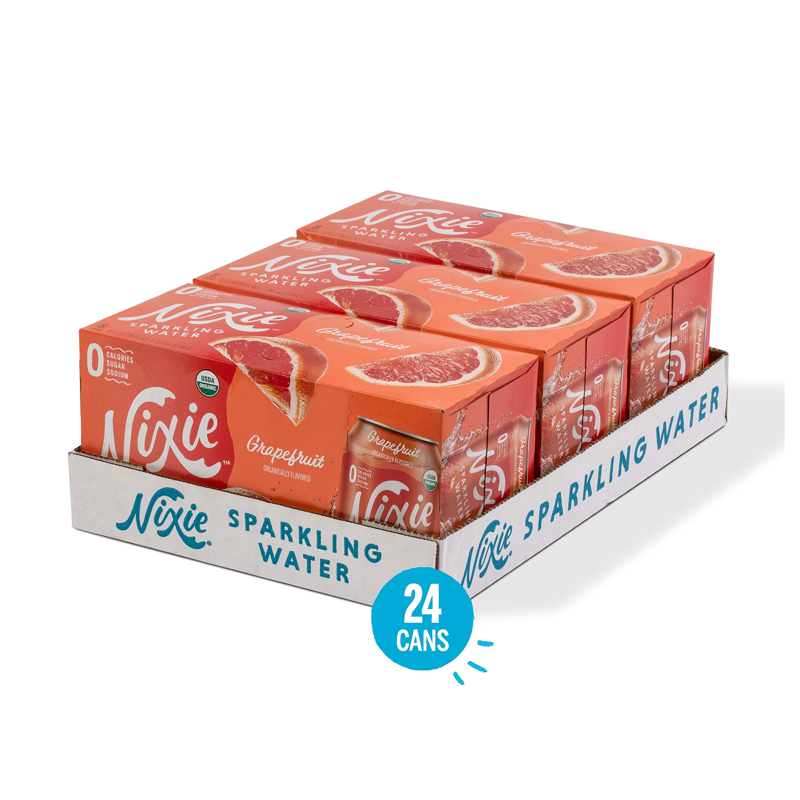 Nixie Water Sparkling Grapefruit Flavor Multi Serve