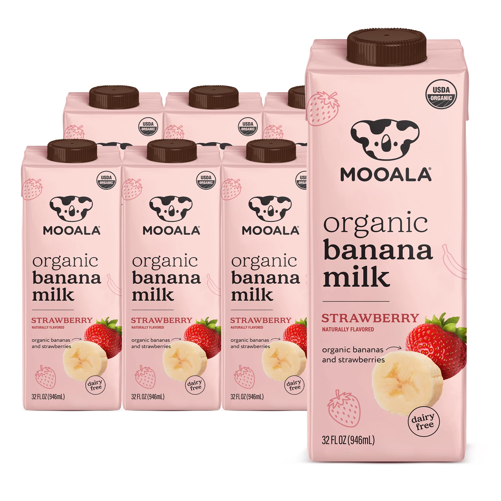 Mooala Milk Banana Strawberry