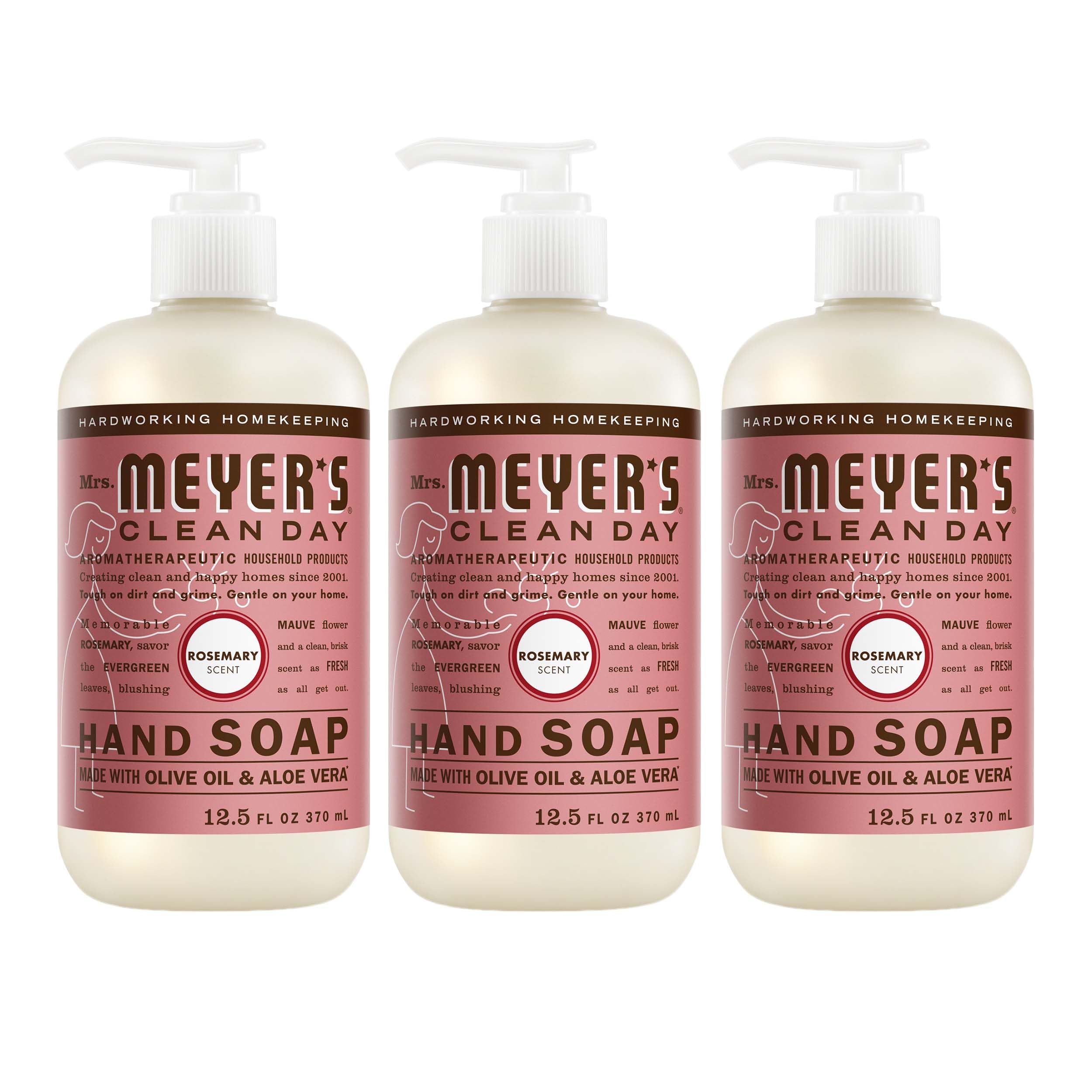 MRS MEYERS CLEA (Pack of 12) Mrs. Meyers Clean Day Liquid Hand Soap Rosemary 12.5 Oz