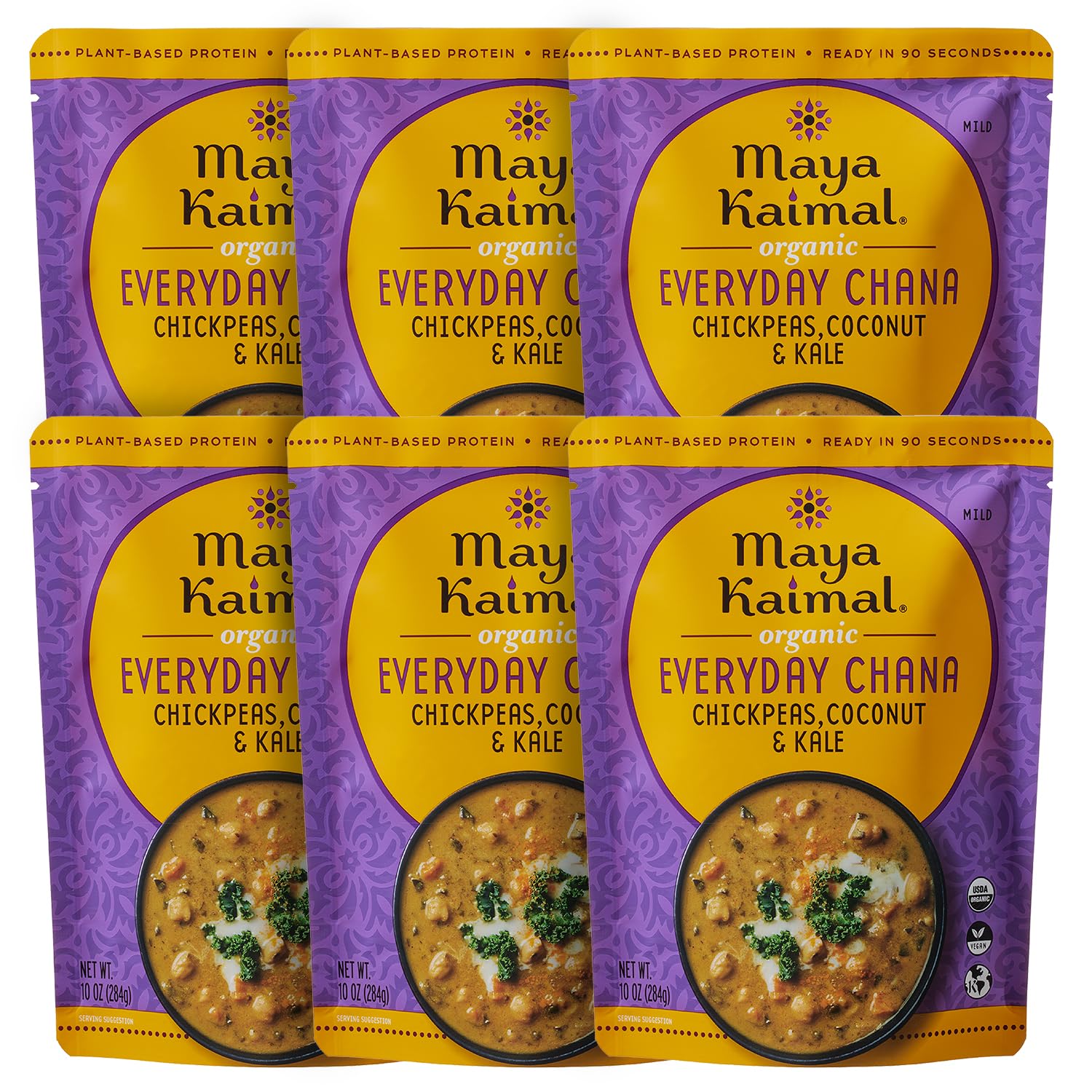 Maya Kaimal Everyday Chana Chickpeas with Coconut & Kale