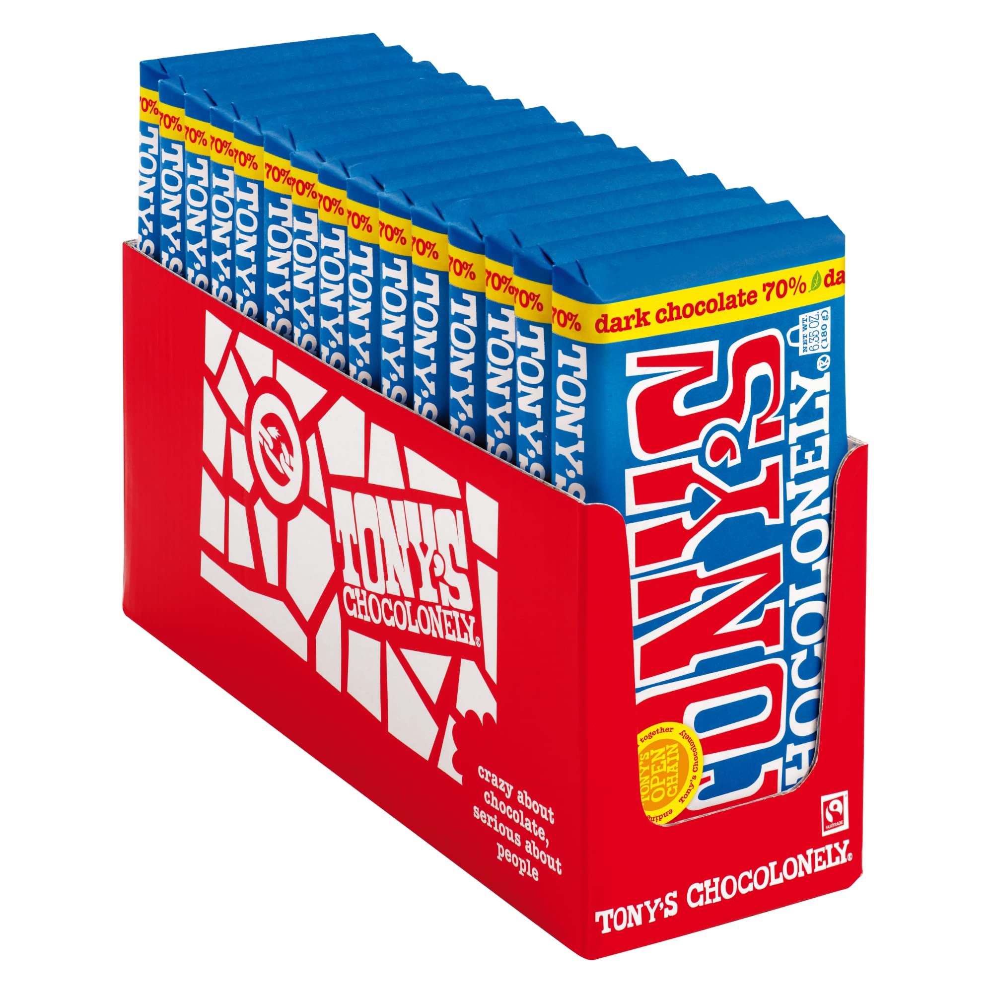 Tonys Chocolonely Dark Chocolate Bar