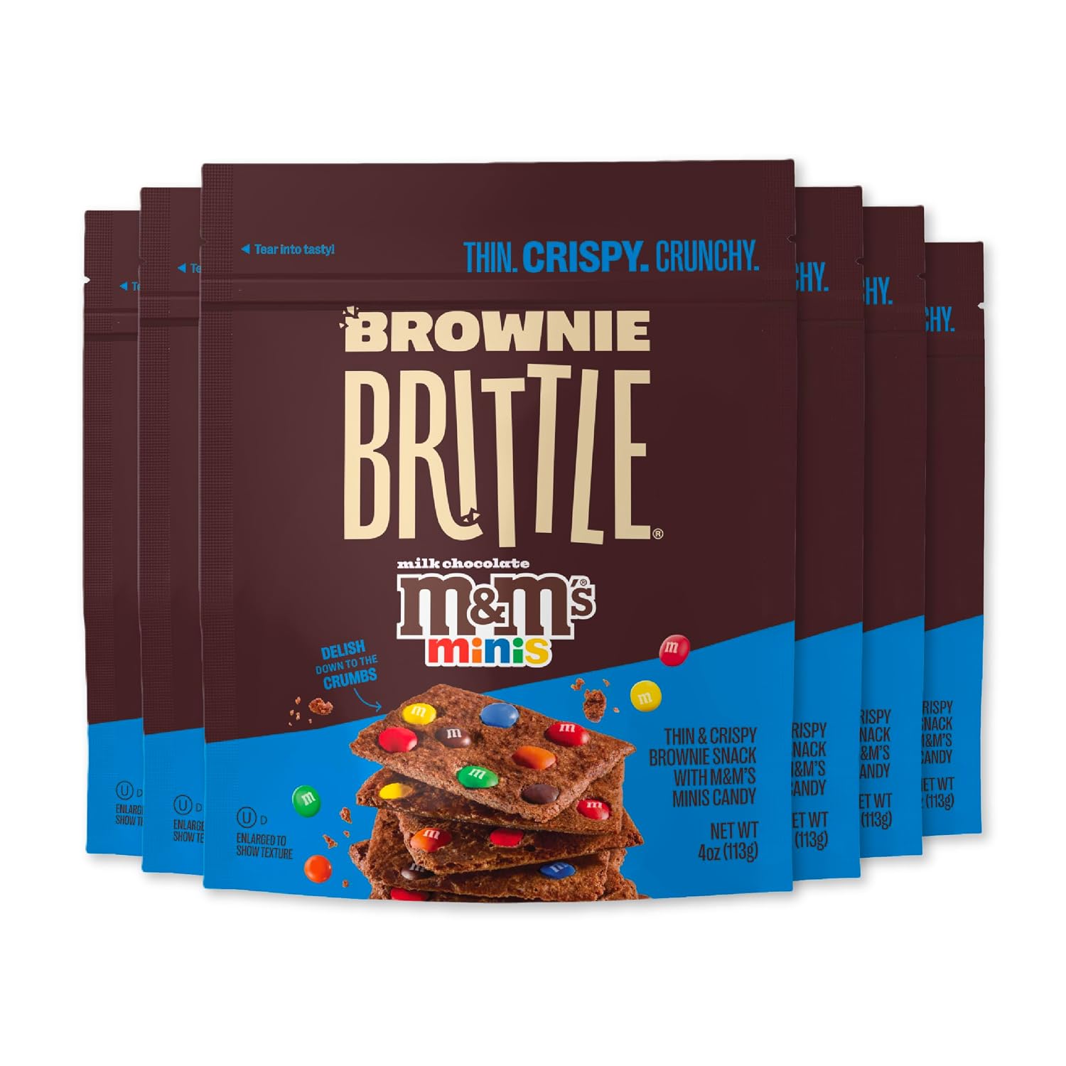 BROWNIE BRITTLE (Pack Of 12) Brownie Brittle Brownie Minis 4 Oz