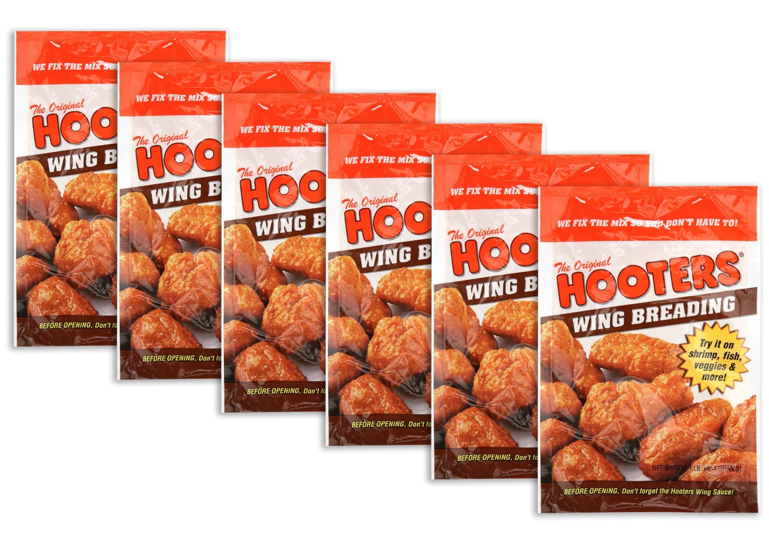 HOOTERS (Pack Of 12) Hooters Breading Wing 16 Oz