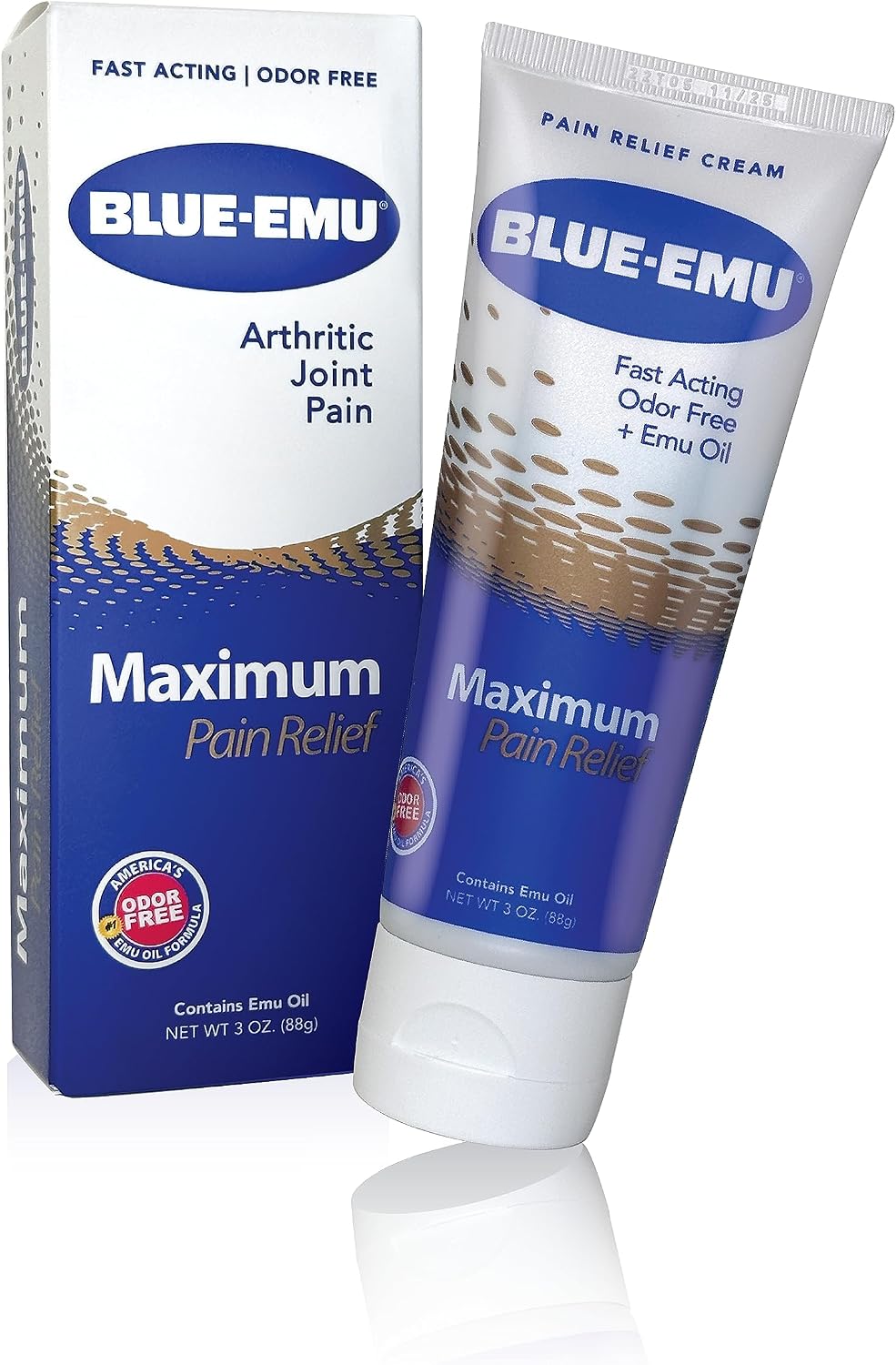 BLUE EMU (Pack of 3) Blue Emu Creme Arthritis Topical Analgesic Pain Relief 3 Oz. 3 Oz
