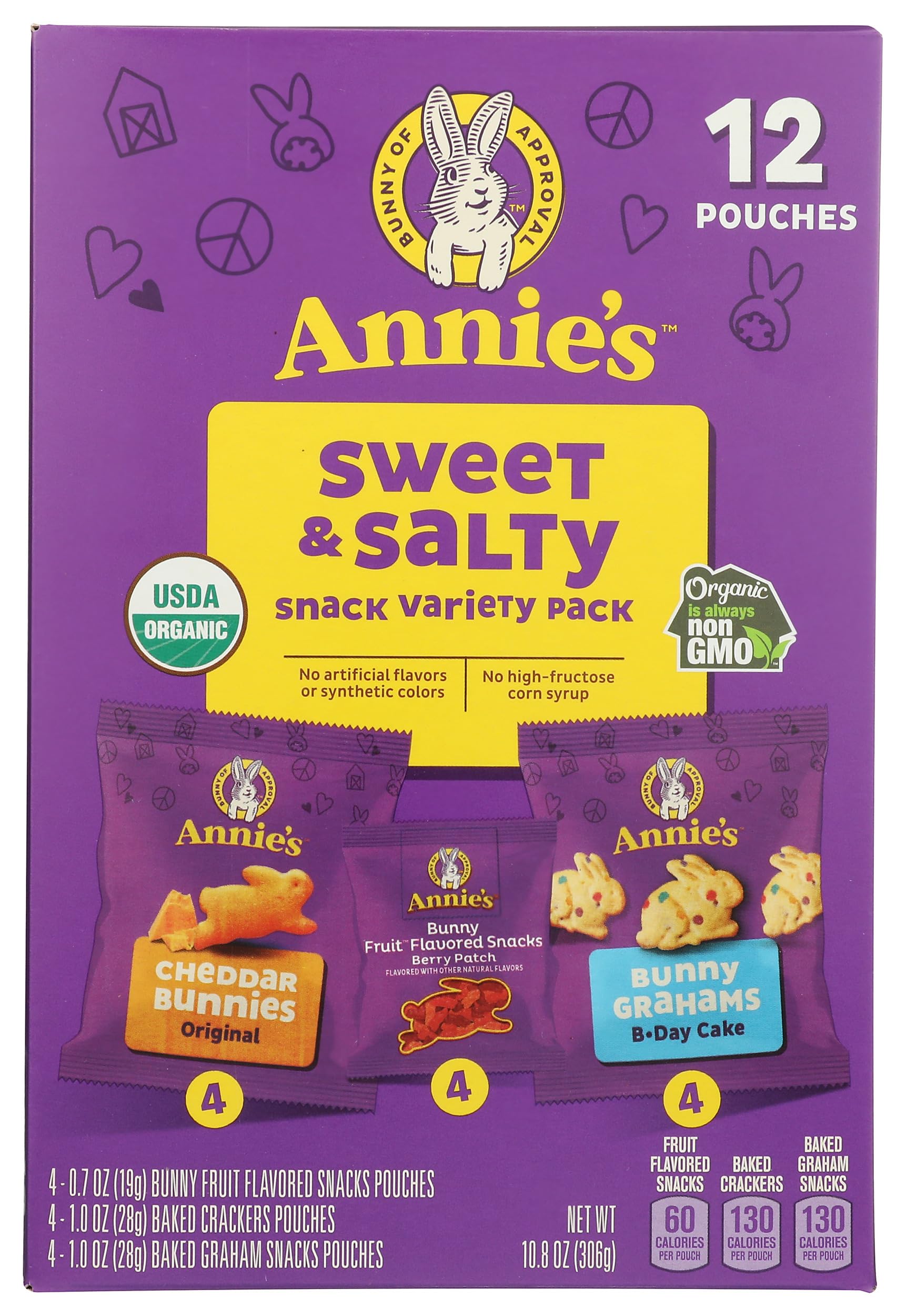Annie's Homegrown Snack Mix Bunny Sweet Salty