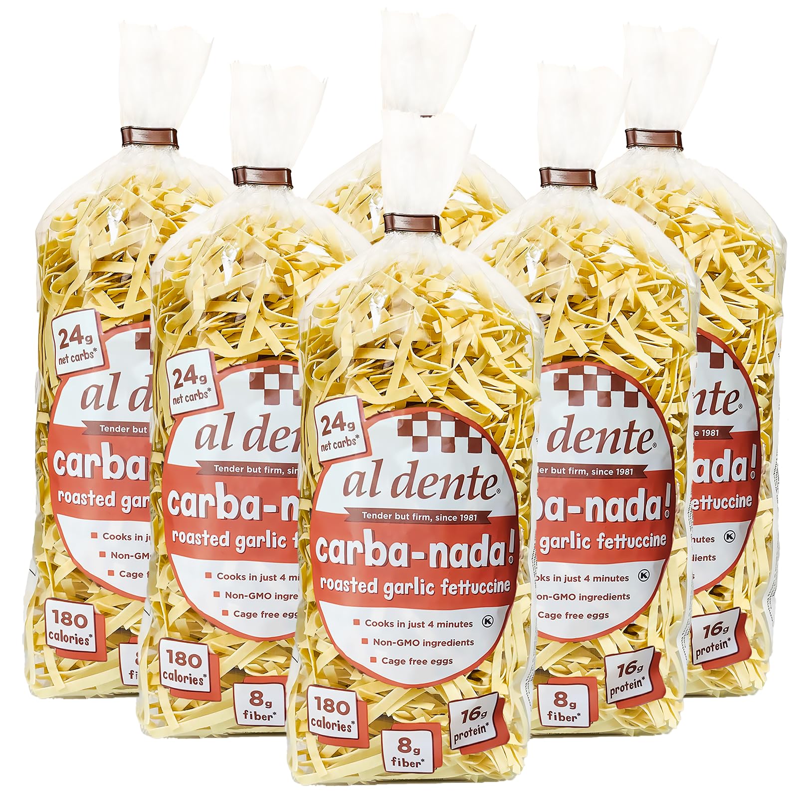 Al Dente Pasta Protein Fettuccine Garlic Long Pasta