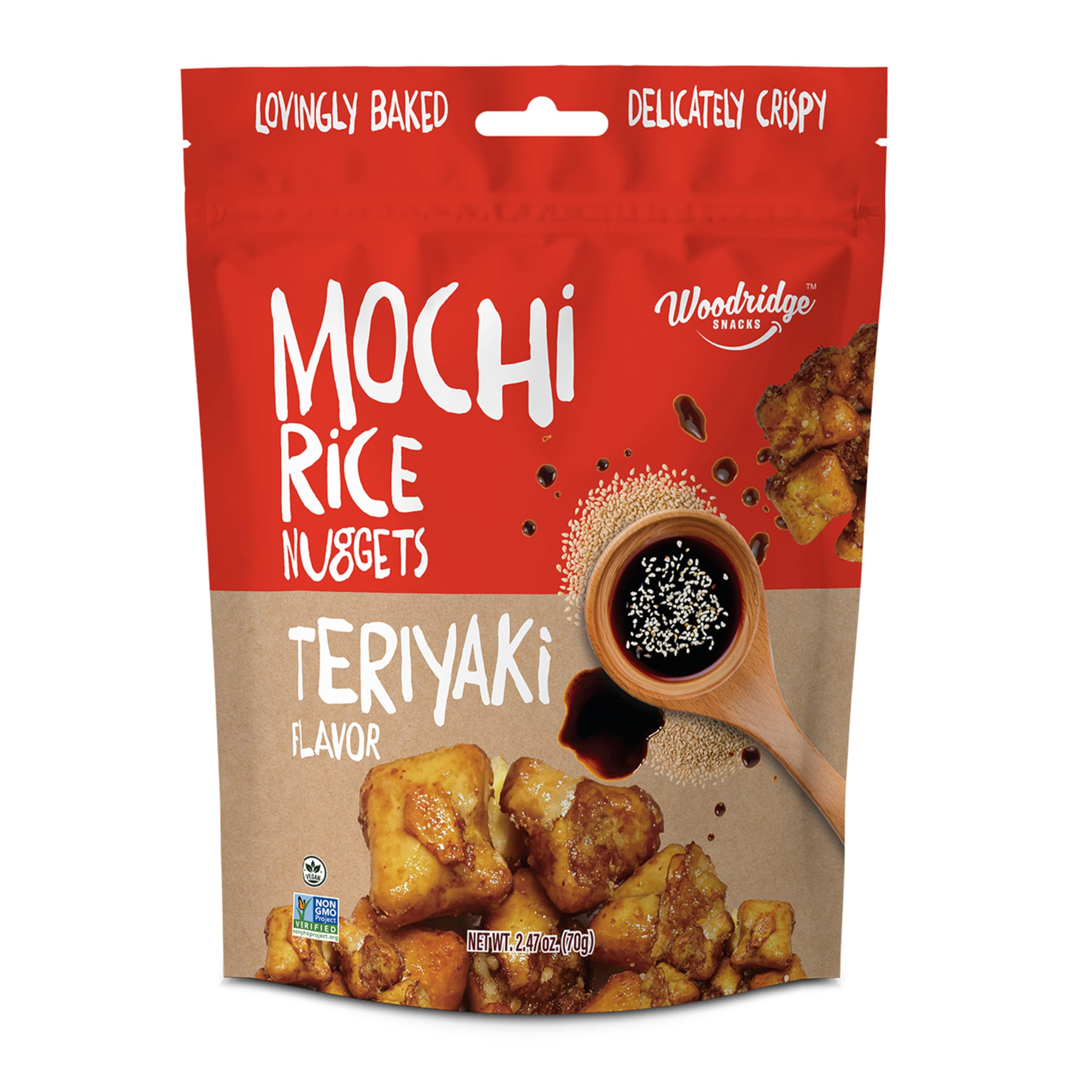Woodridge Nuggets Rice Mochi Snack Tryk Savory Natural Groc