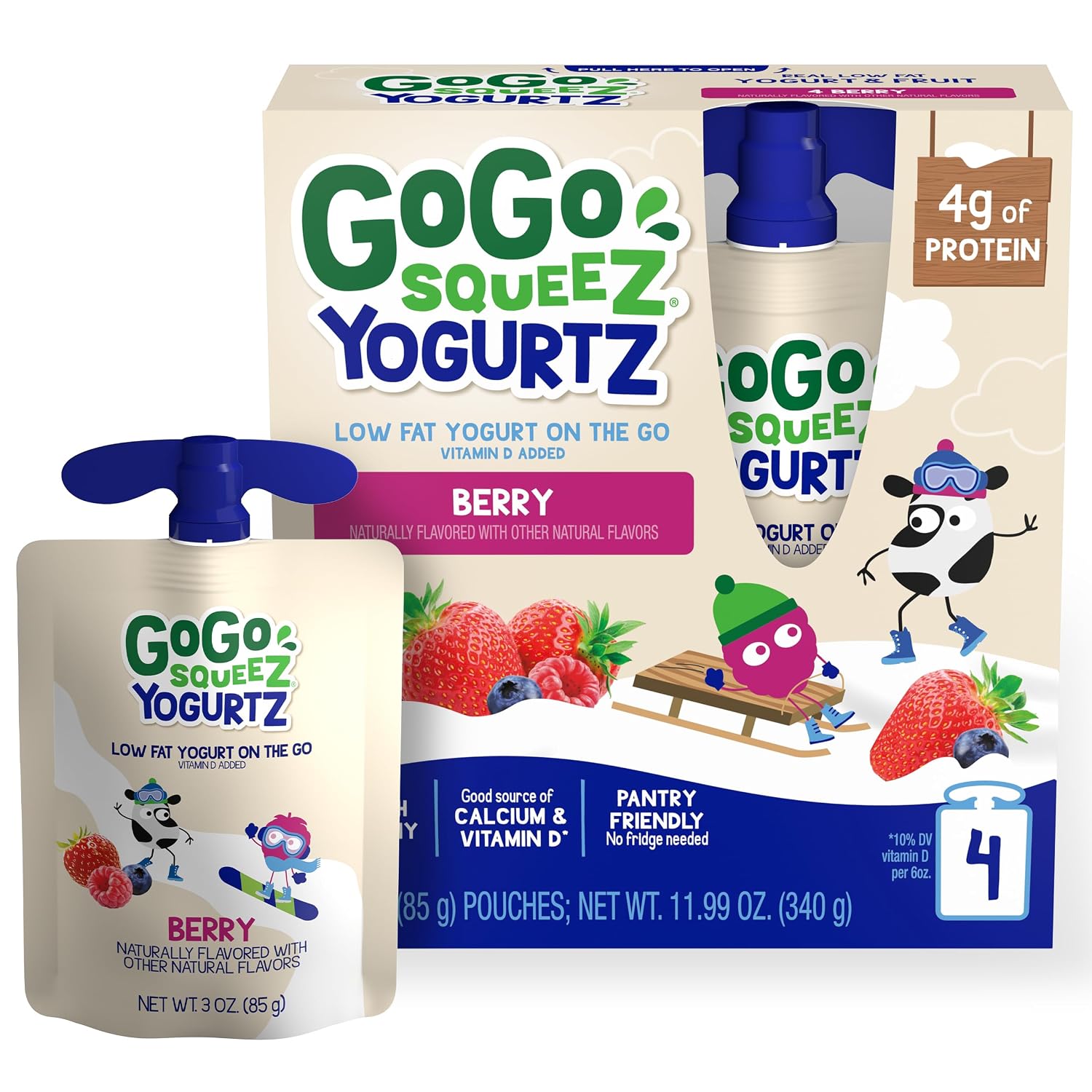 Gogo Squeez Yogurt Berry