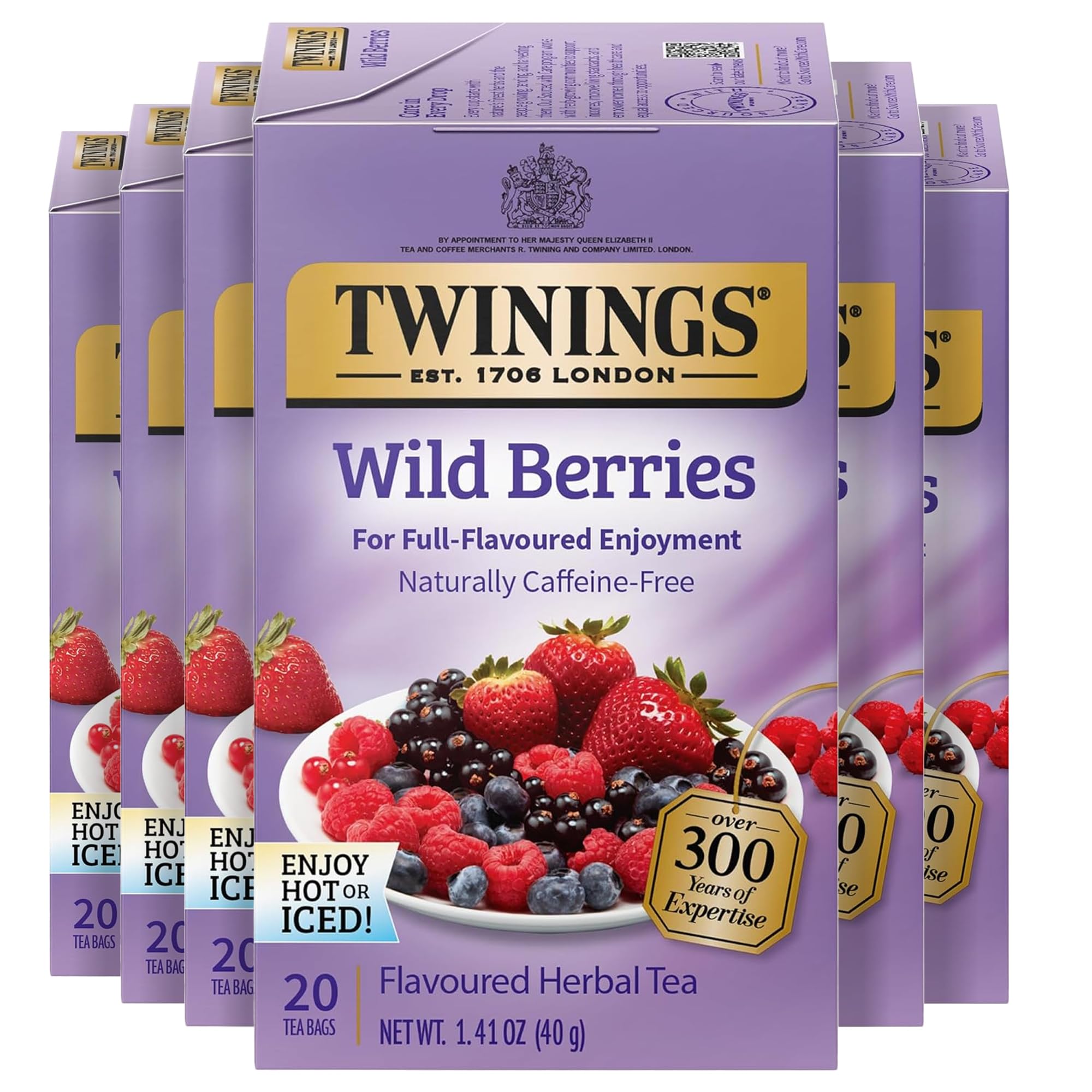 Twining Tea Twinings Wild Berry Herbal Tea Bags 20 bag