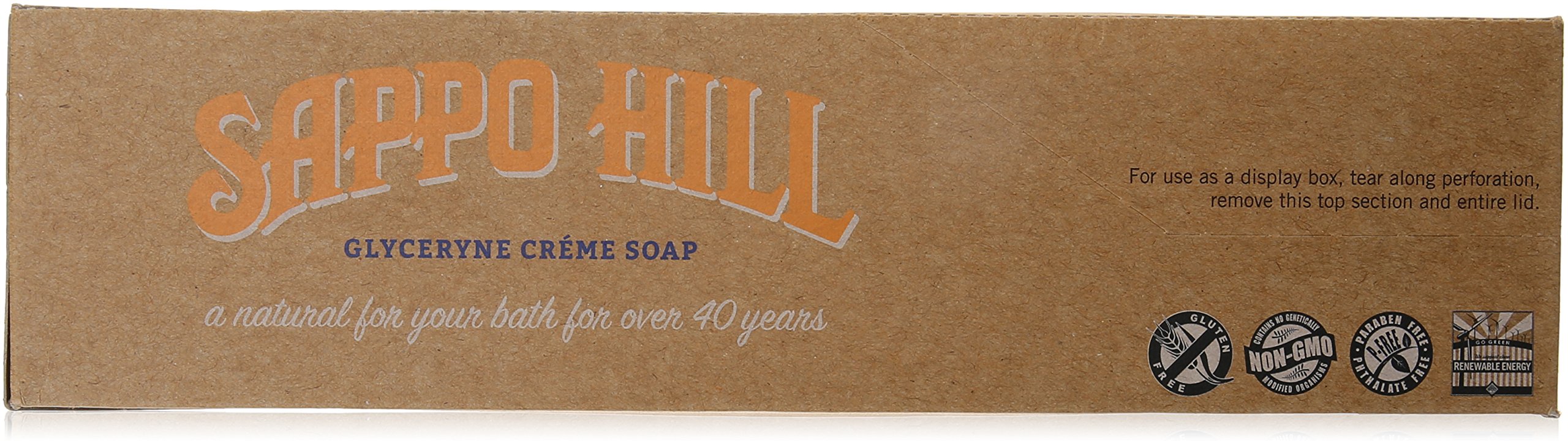 Sappo Soap Sappo Hill Soapworks Glycerine Soap Bar, Almond, 3.5 Ounce Bars