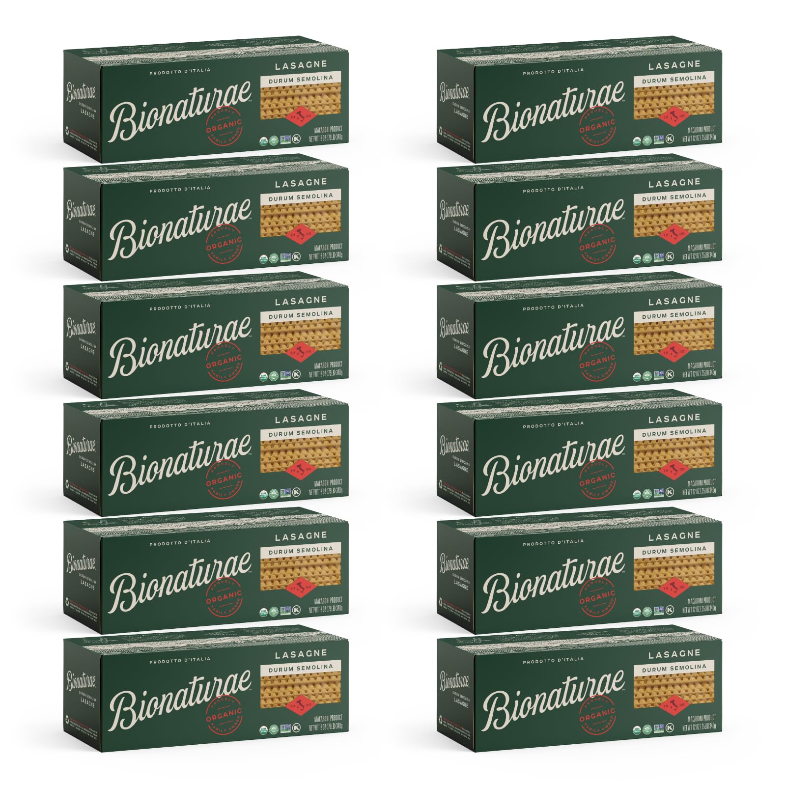Bionaturae Organic Lasagna Pasta Long Pasta