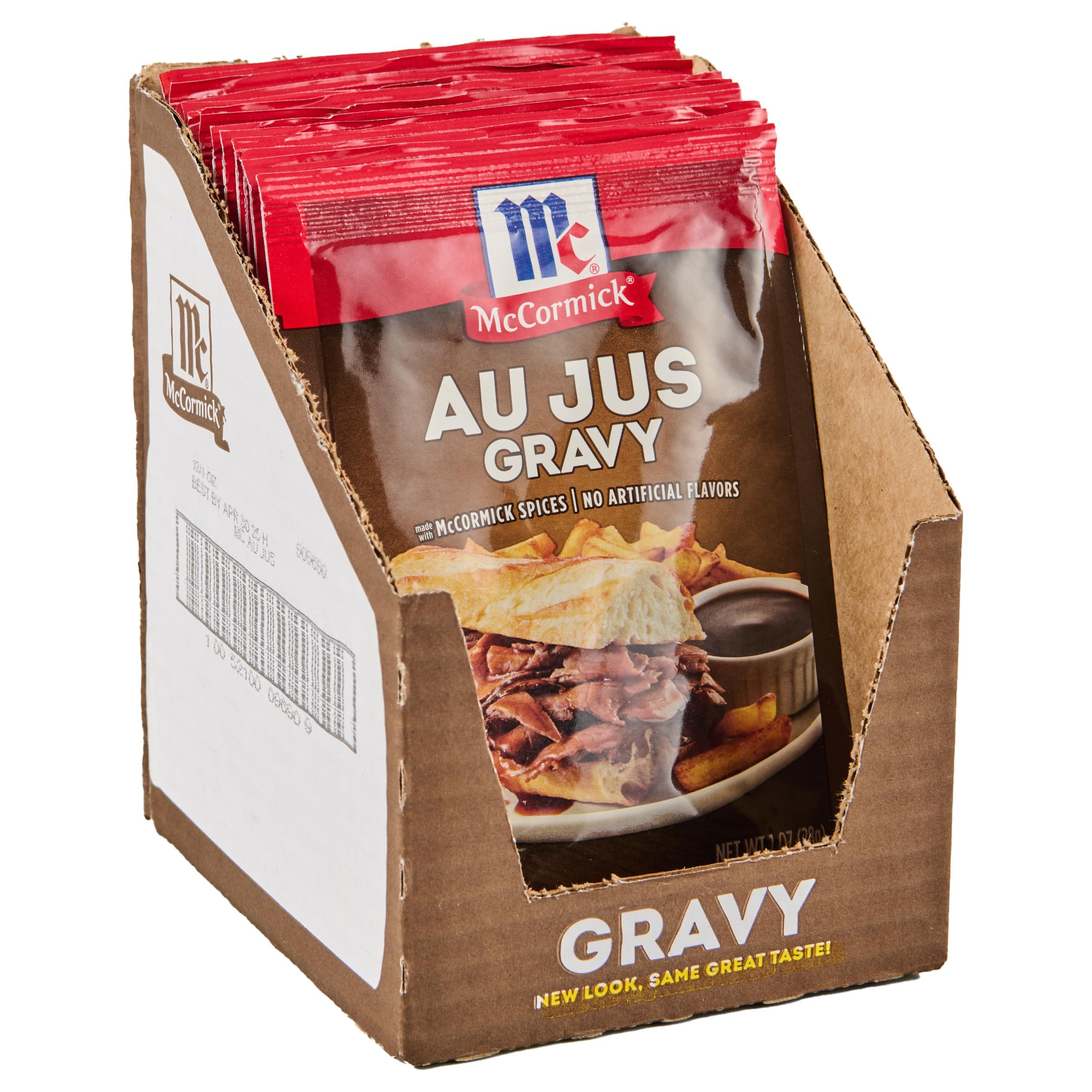 MC CORMICK (Pack of 24) McCormick Mix Gravy Au Jus Natural Gravy Packet 1 Oz