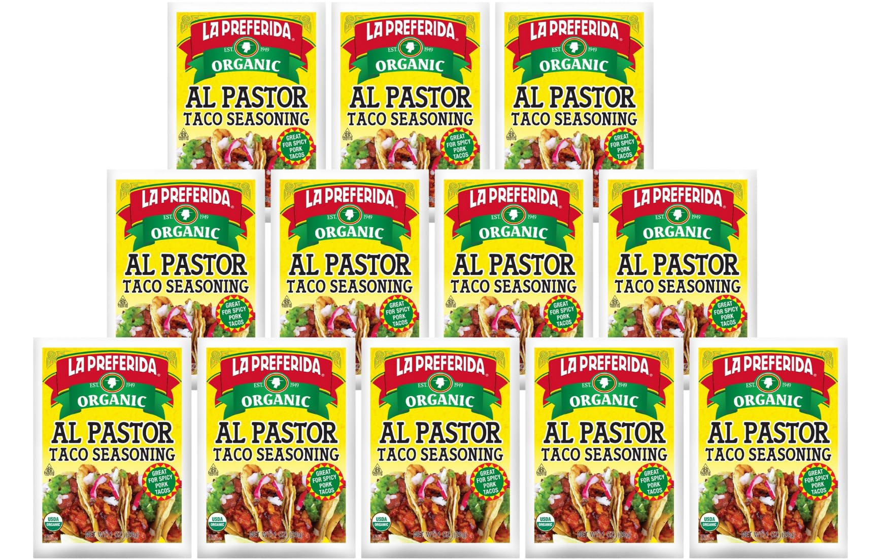 La Preferida Seasoning Al Pastor Pork Organic Spice Blend