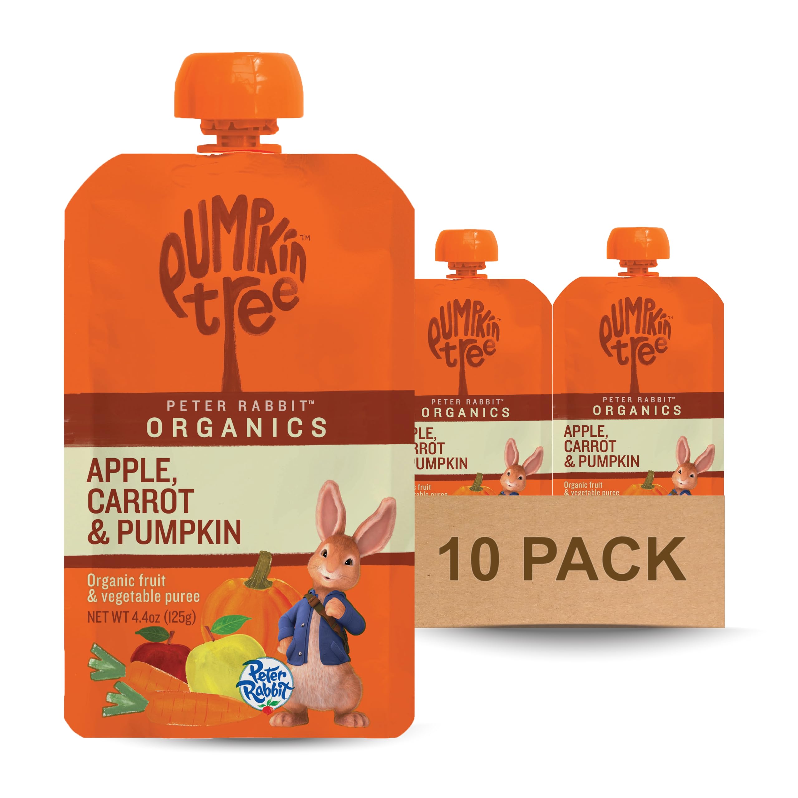 PETER RABBIT (Pack Of 20) Peter Rabbit Baby Pumpkin Carrot Apple 4.4 Oz