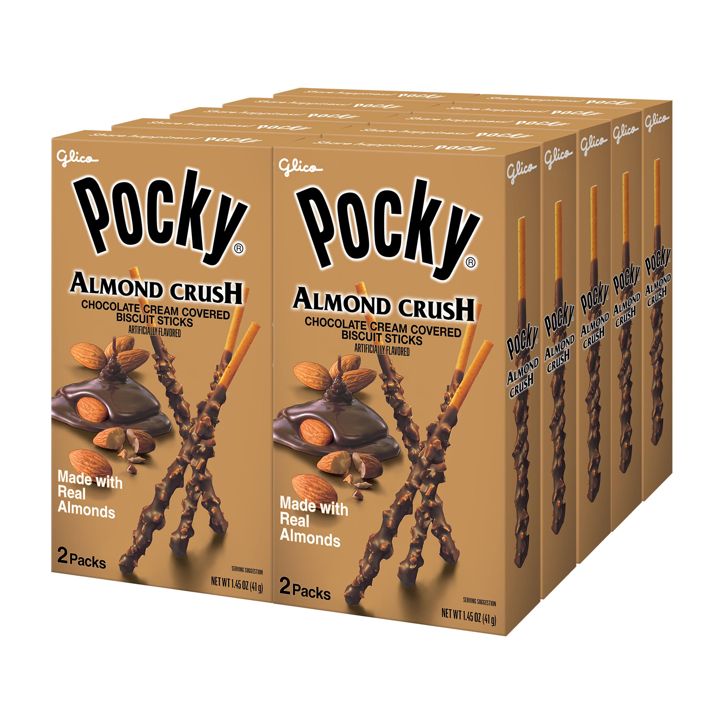 Glico Pocky Glico Cookies Almond Crush Crumble Snack Cookies
