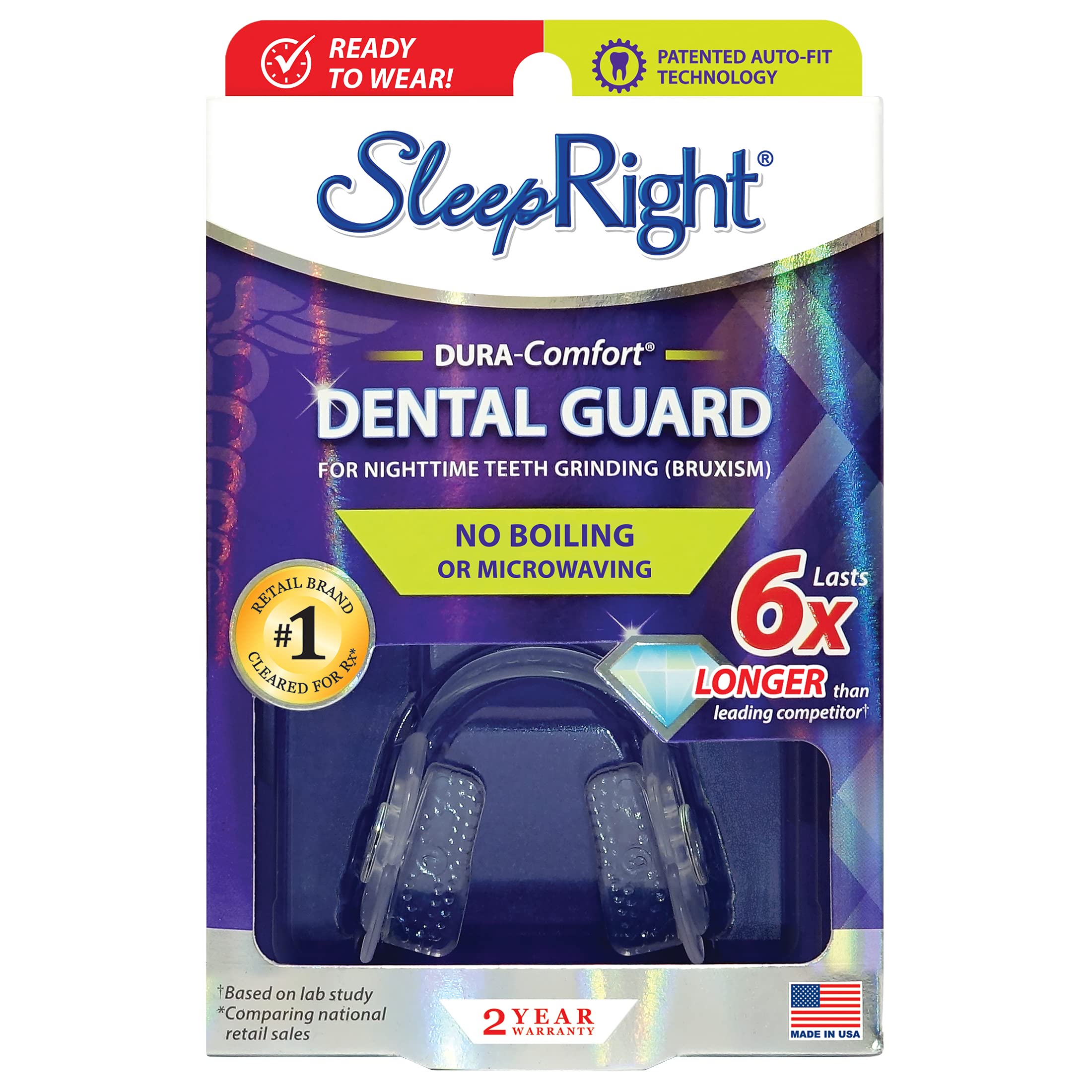 SLEEPRIGHT (Pack of 4) Sleepright Dental Guard 1 Count