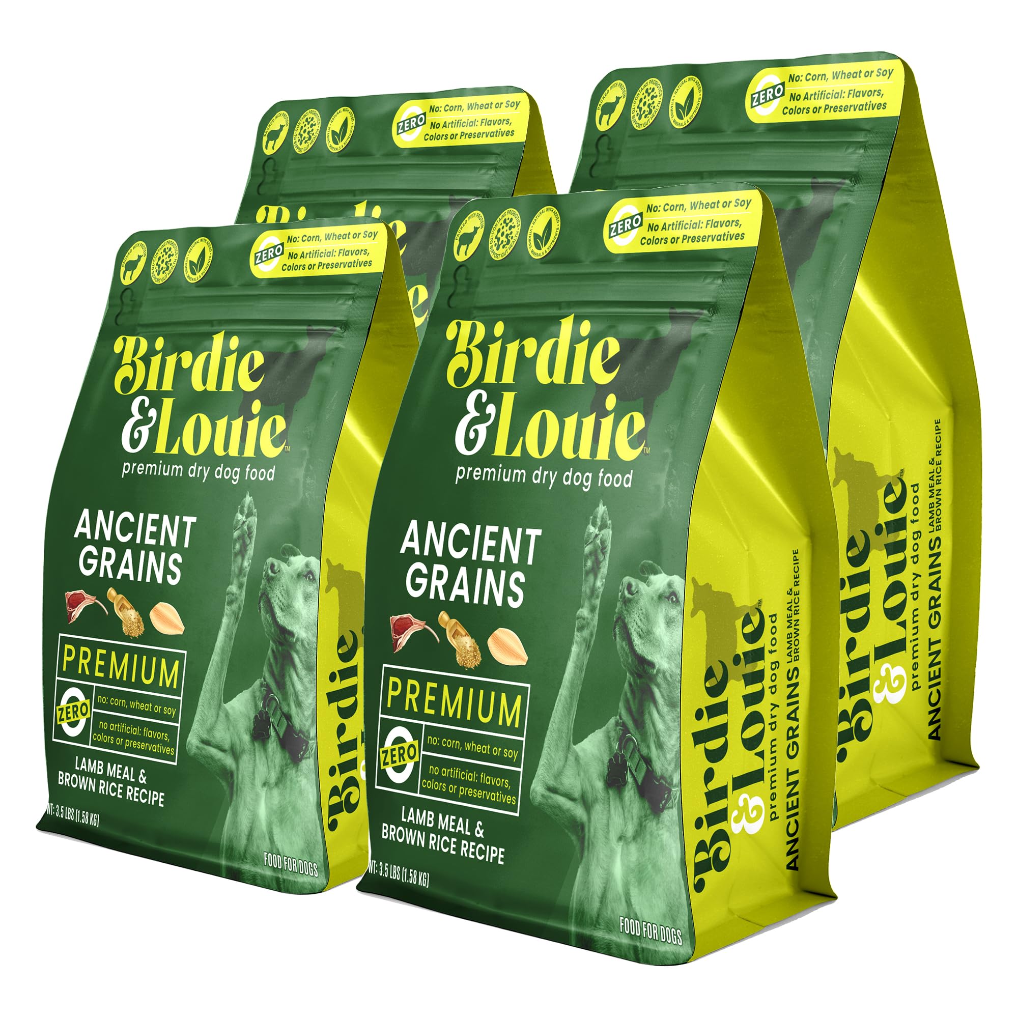 Birdie And Louie Food Dog Dry Lamb Brown Rice