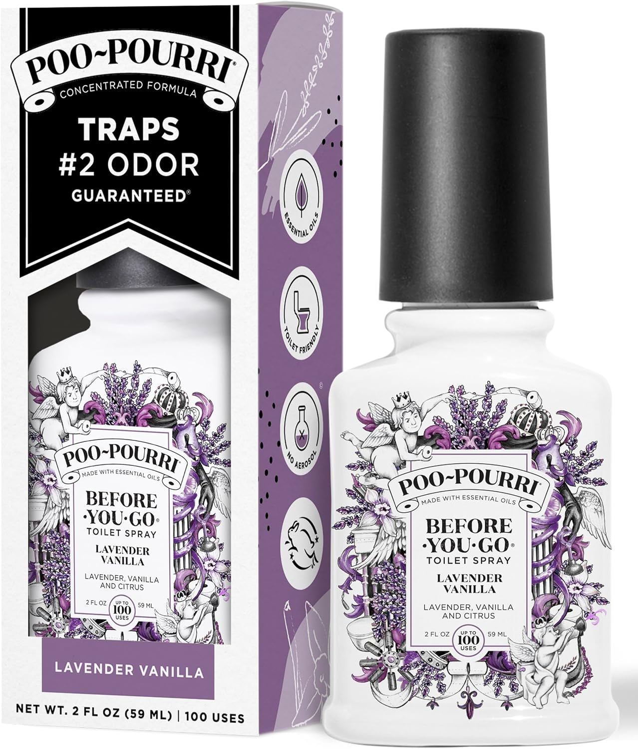 Poo Pourri Poo-Pourri Lavender Vanilla Air Freshener Spray