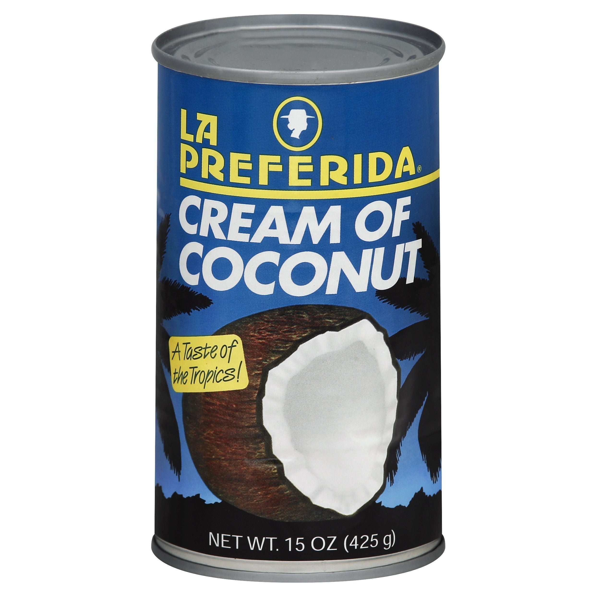 La Preferida Cream of Coconut Natural Baking Ingredient 15 Oz